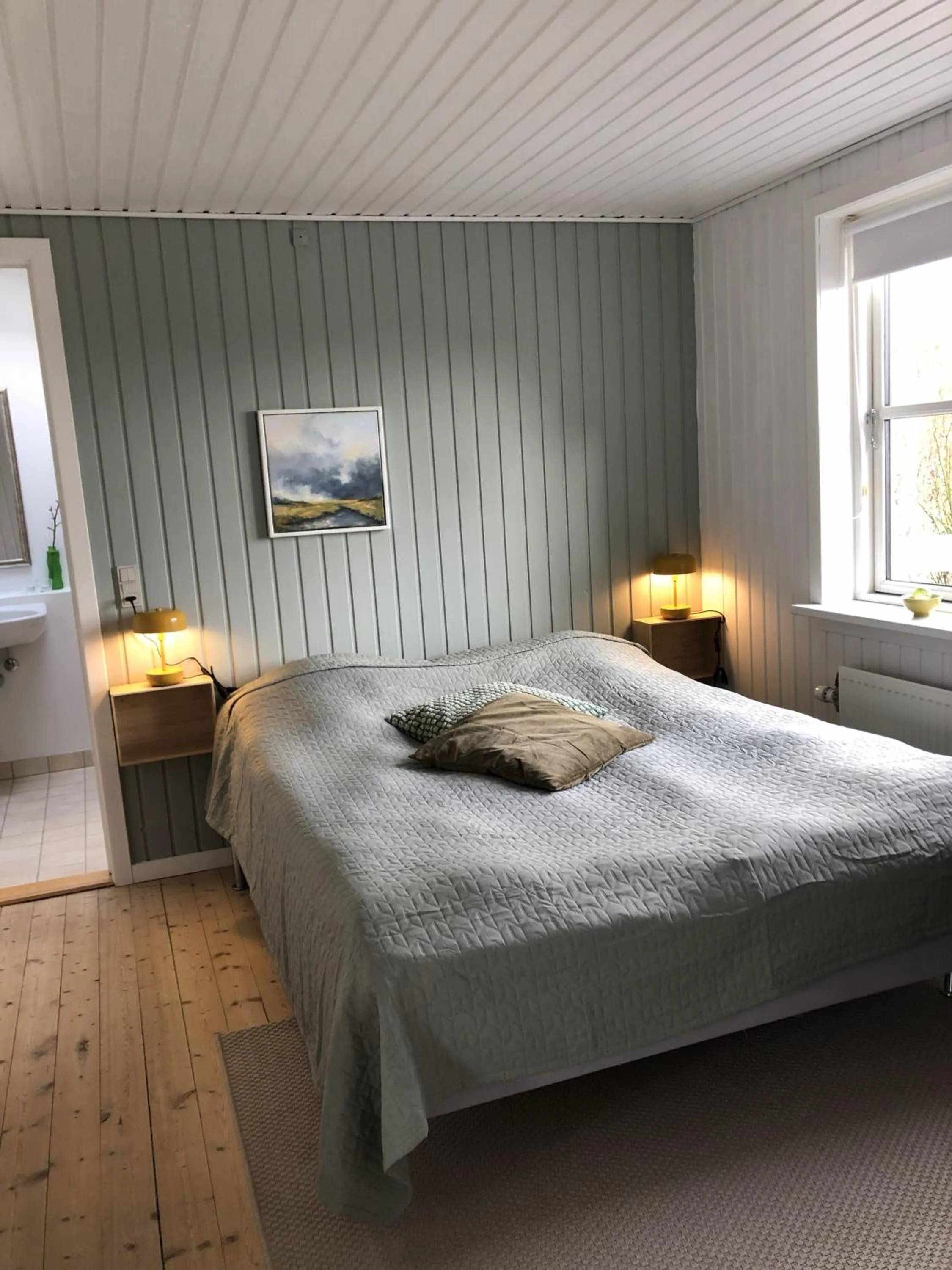 Bed in Heltoften Bed & Breakfast