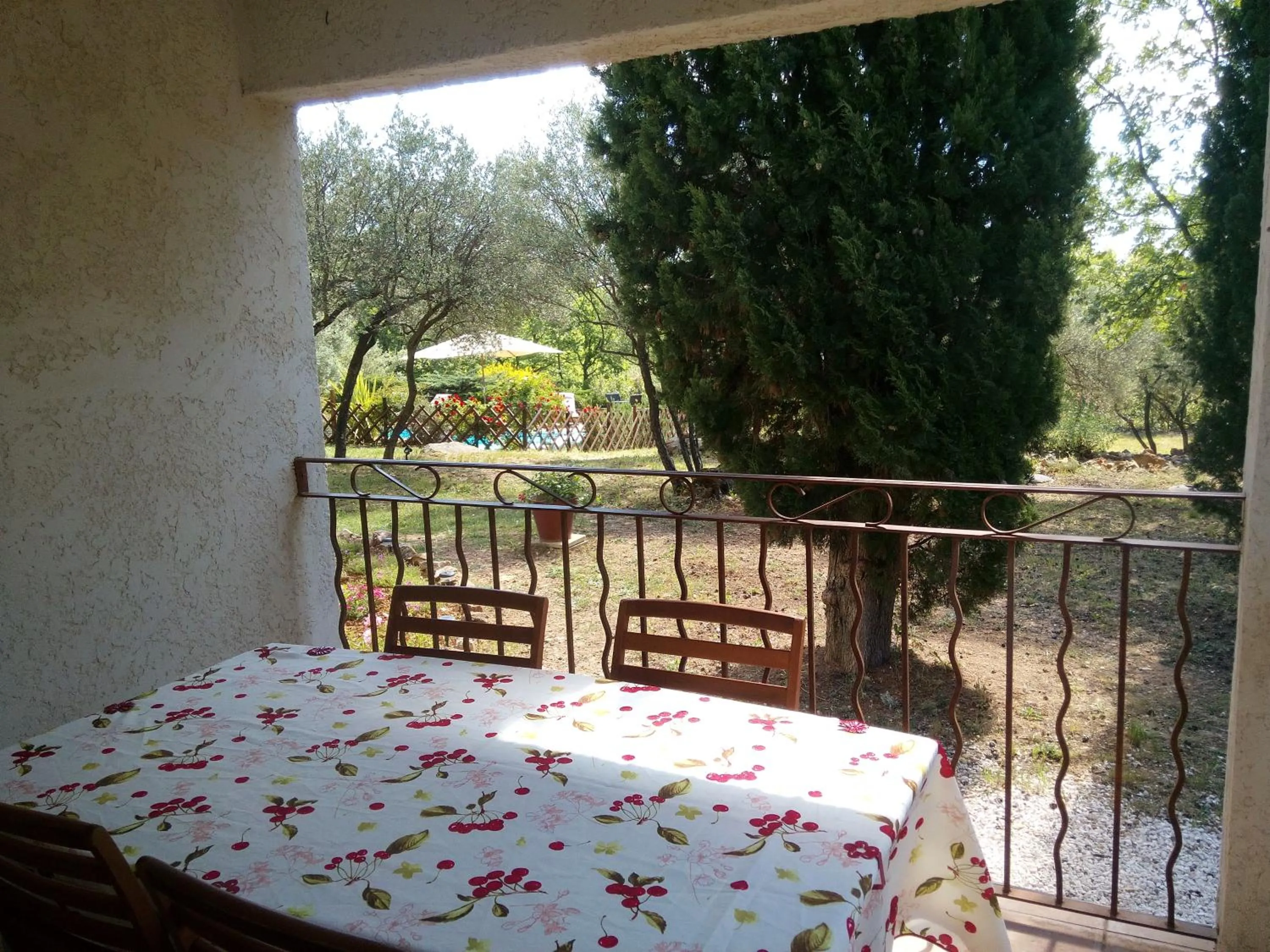 Balcony/Terrace in Gite Les Oliviers