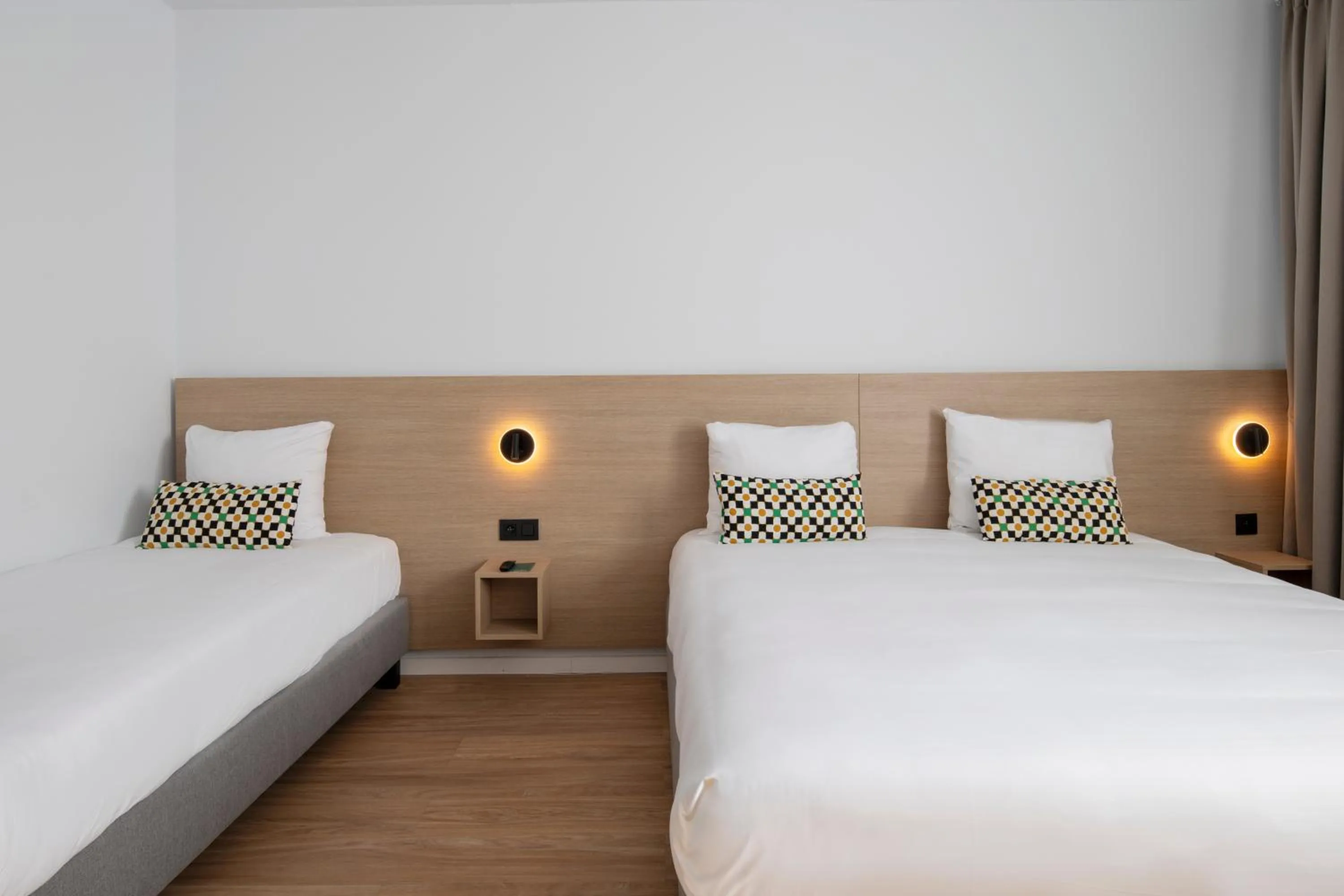 Bed in Jill Hotel Brussels