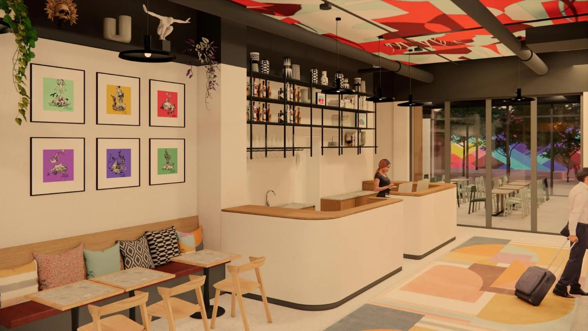 Lobby or reception in Hotel Euro Capital Brussels