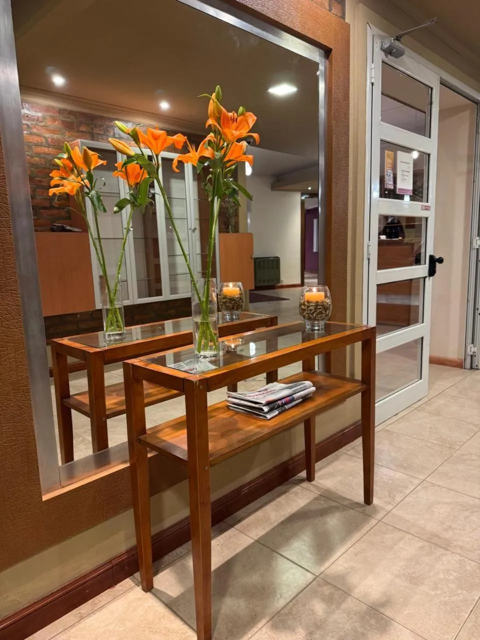 Lobby or reception in Hotel Sol del Añelo
