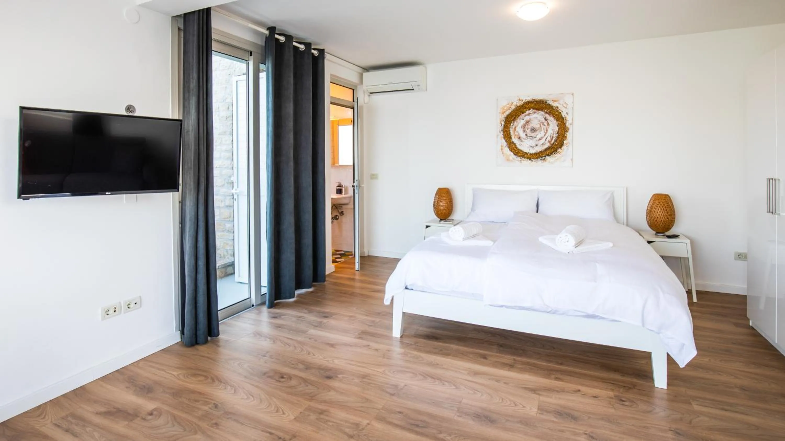 Bedroom, Bed in Villa Sarah