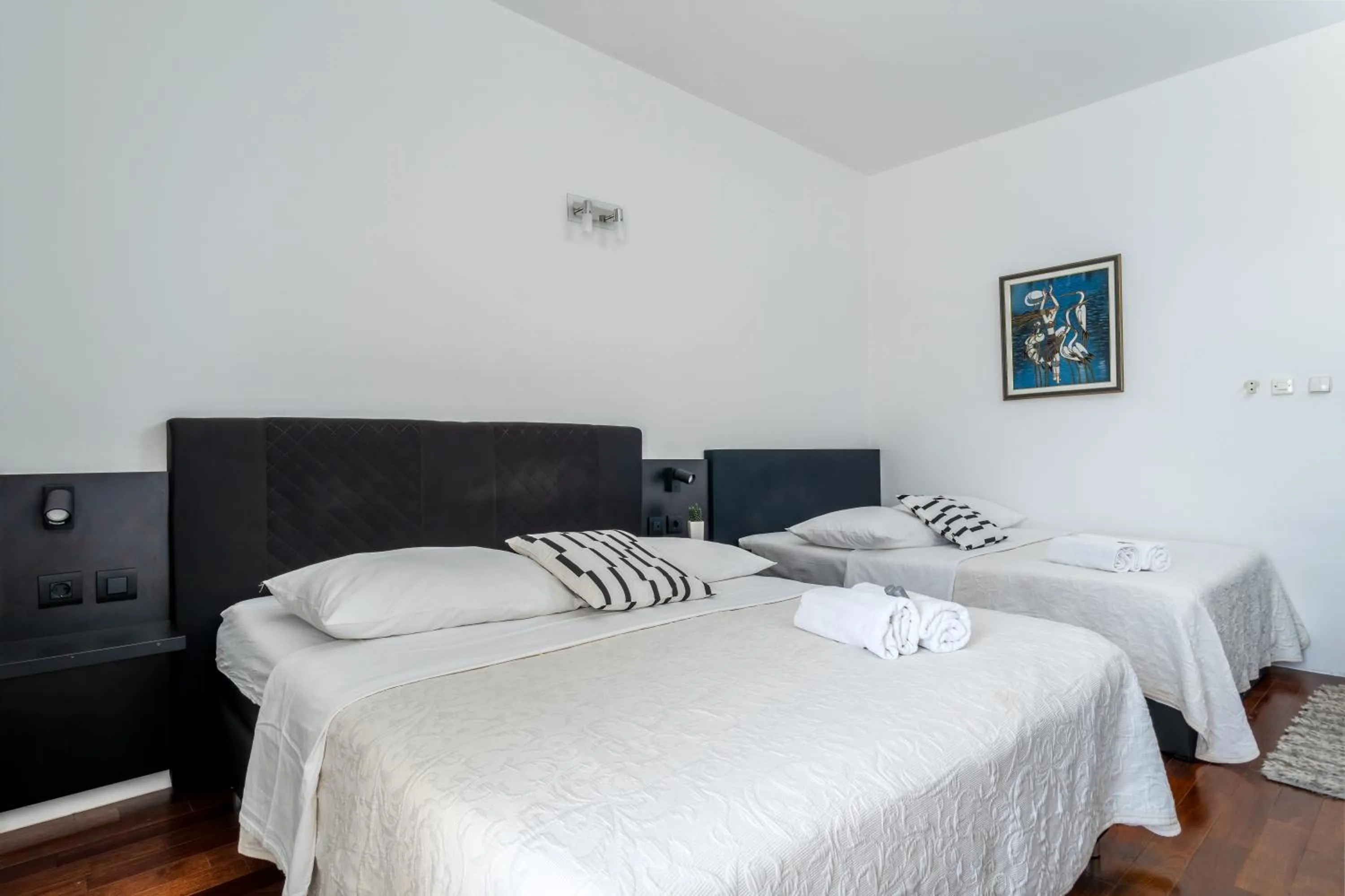 Bed in Villa Mario