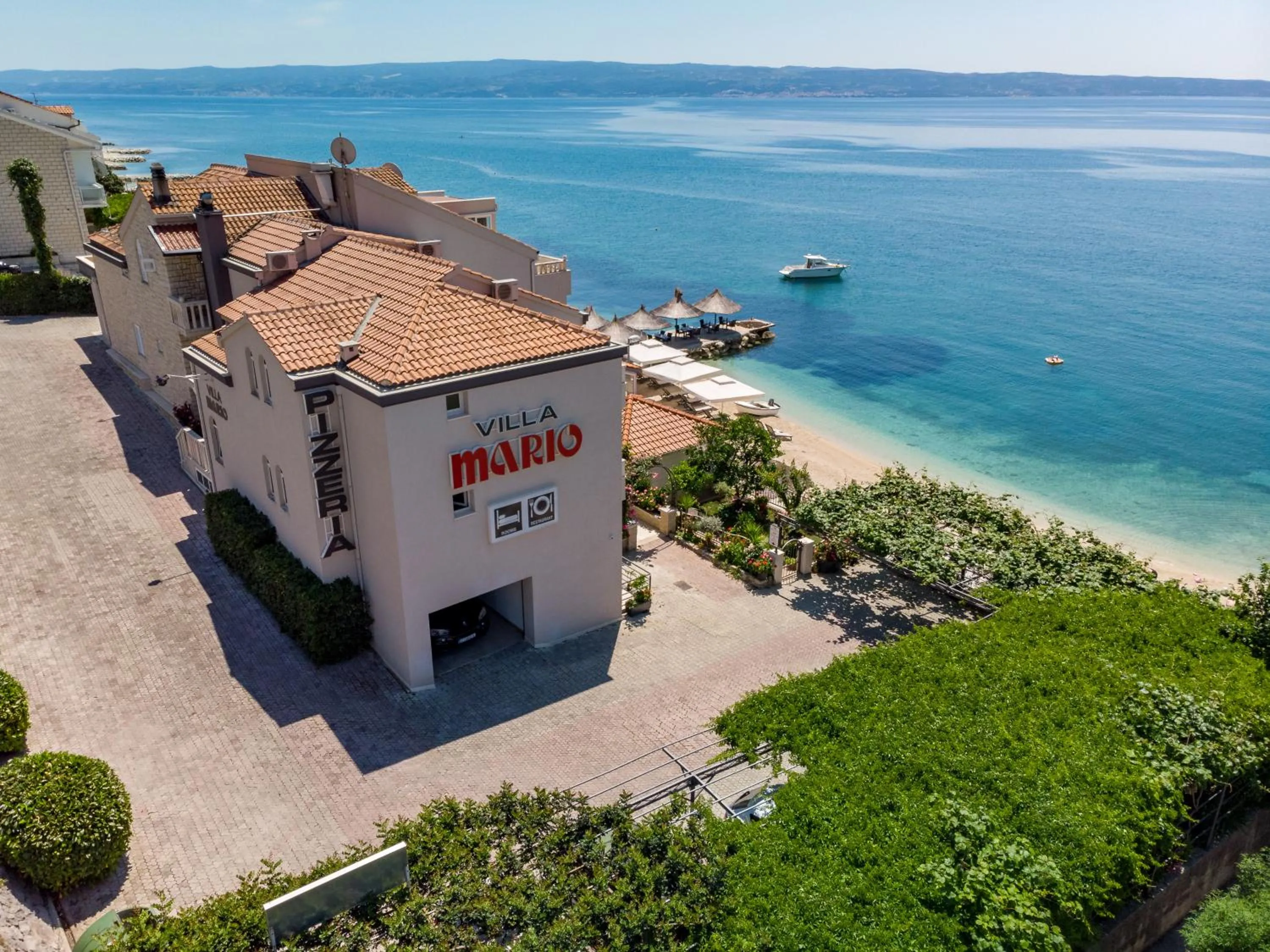 Bird's eye view in Villa Mario