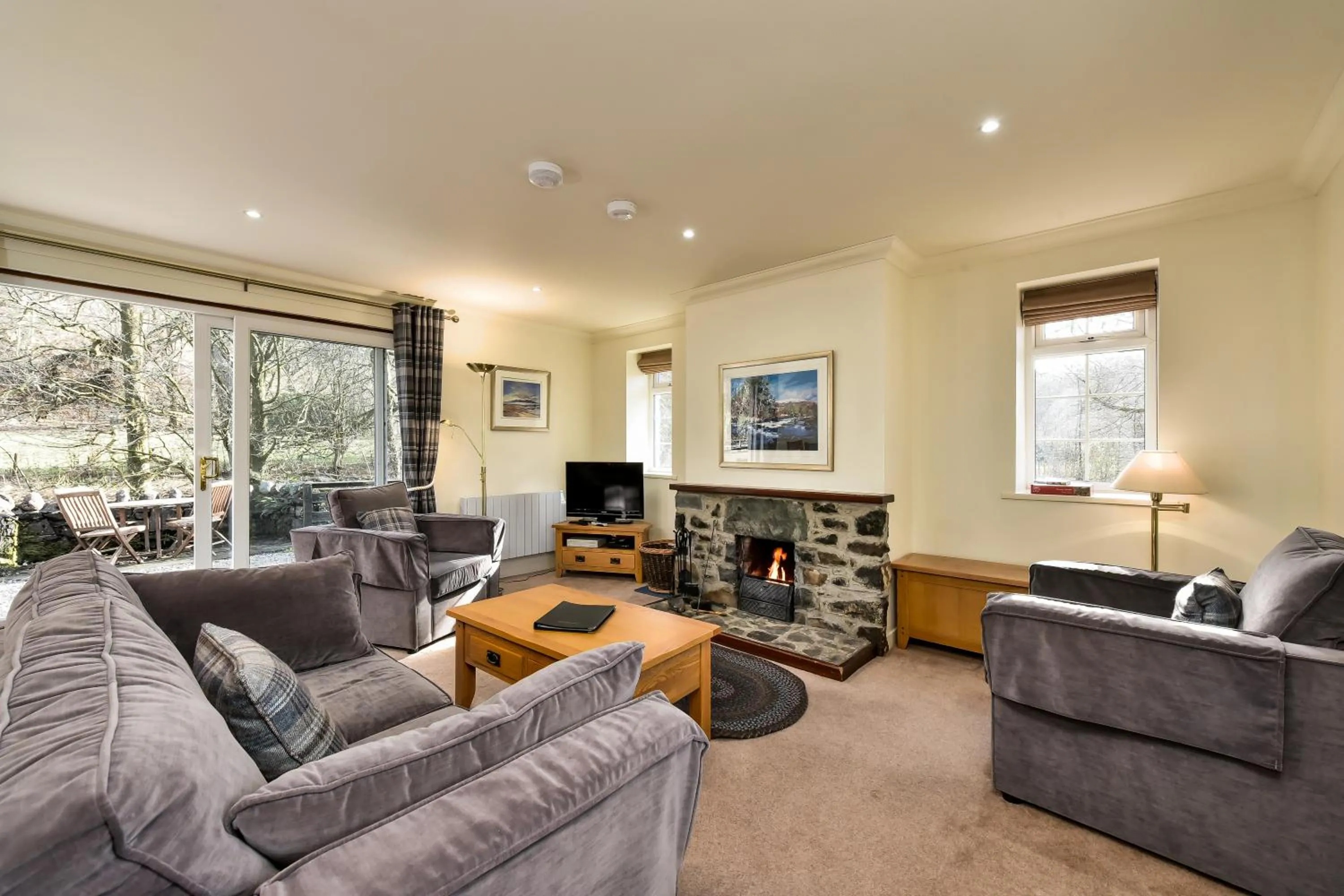 Living room in Melfort Village