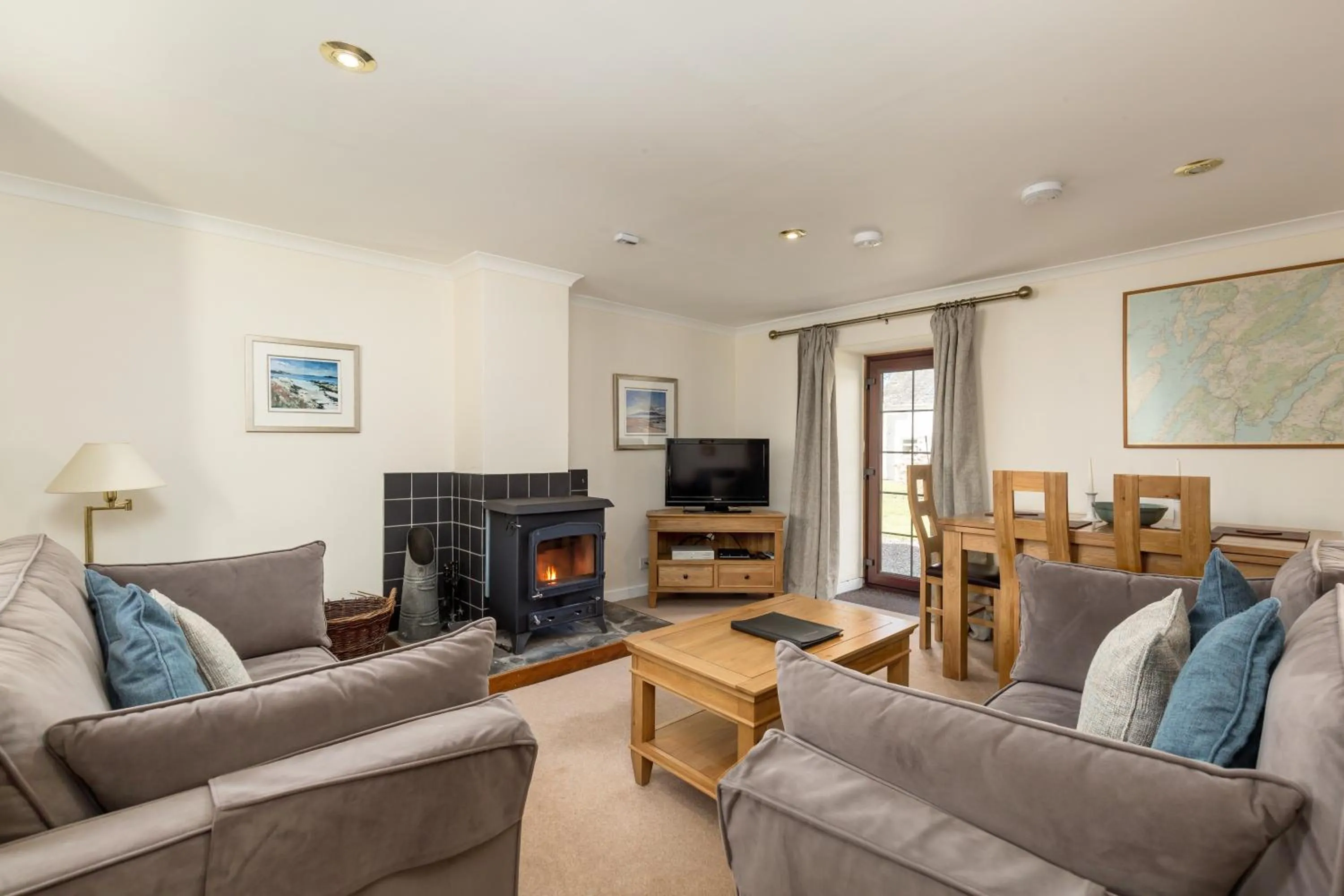 Living room in Melfort Village