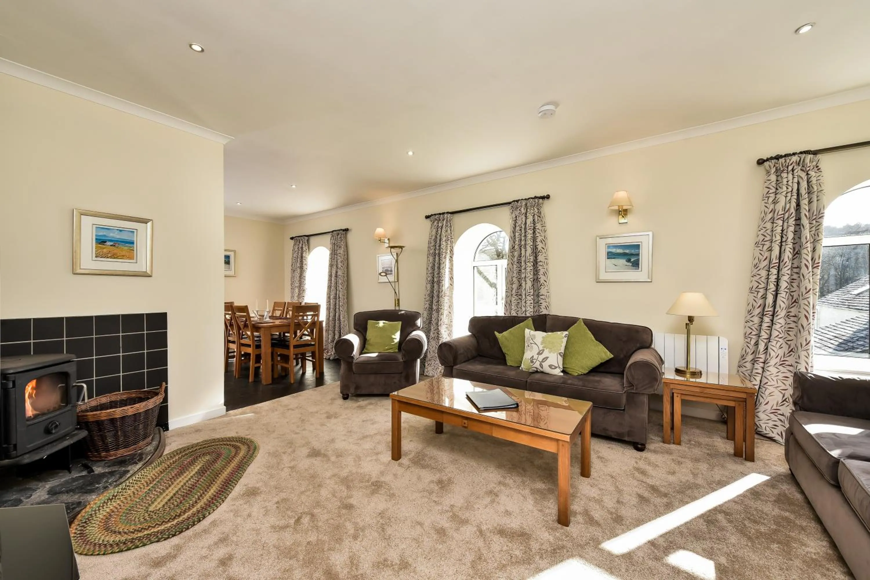 Living room in Melfort Village