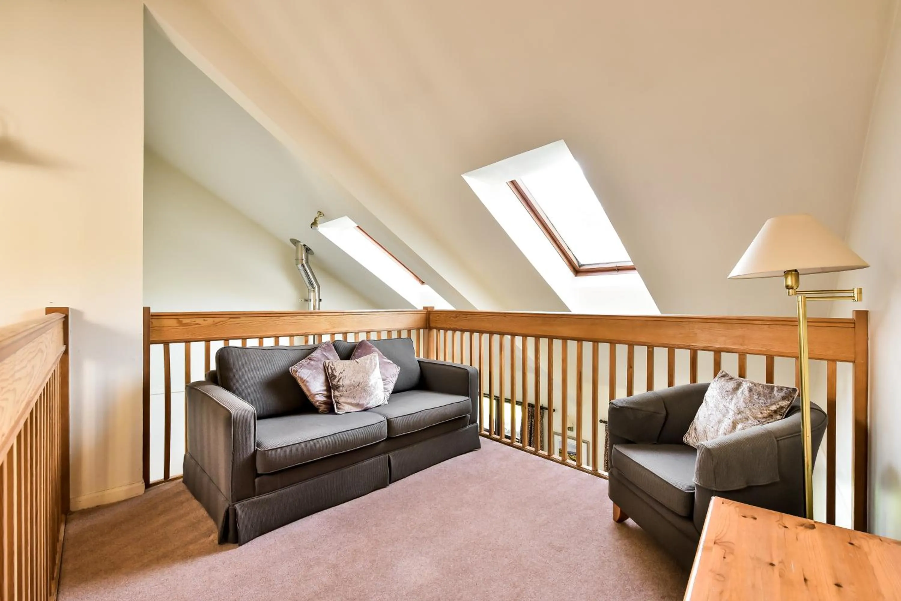 Seating area in Melfort Village