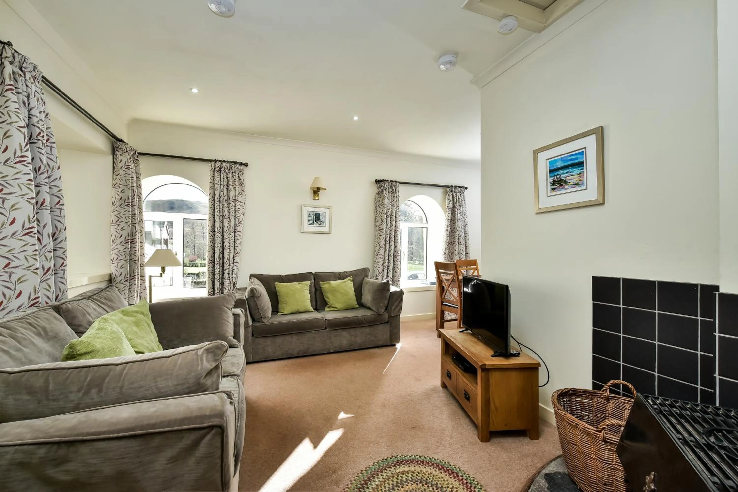 Living room in Melfort Village