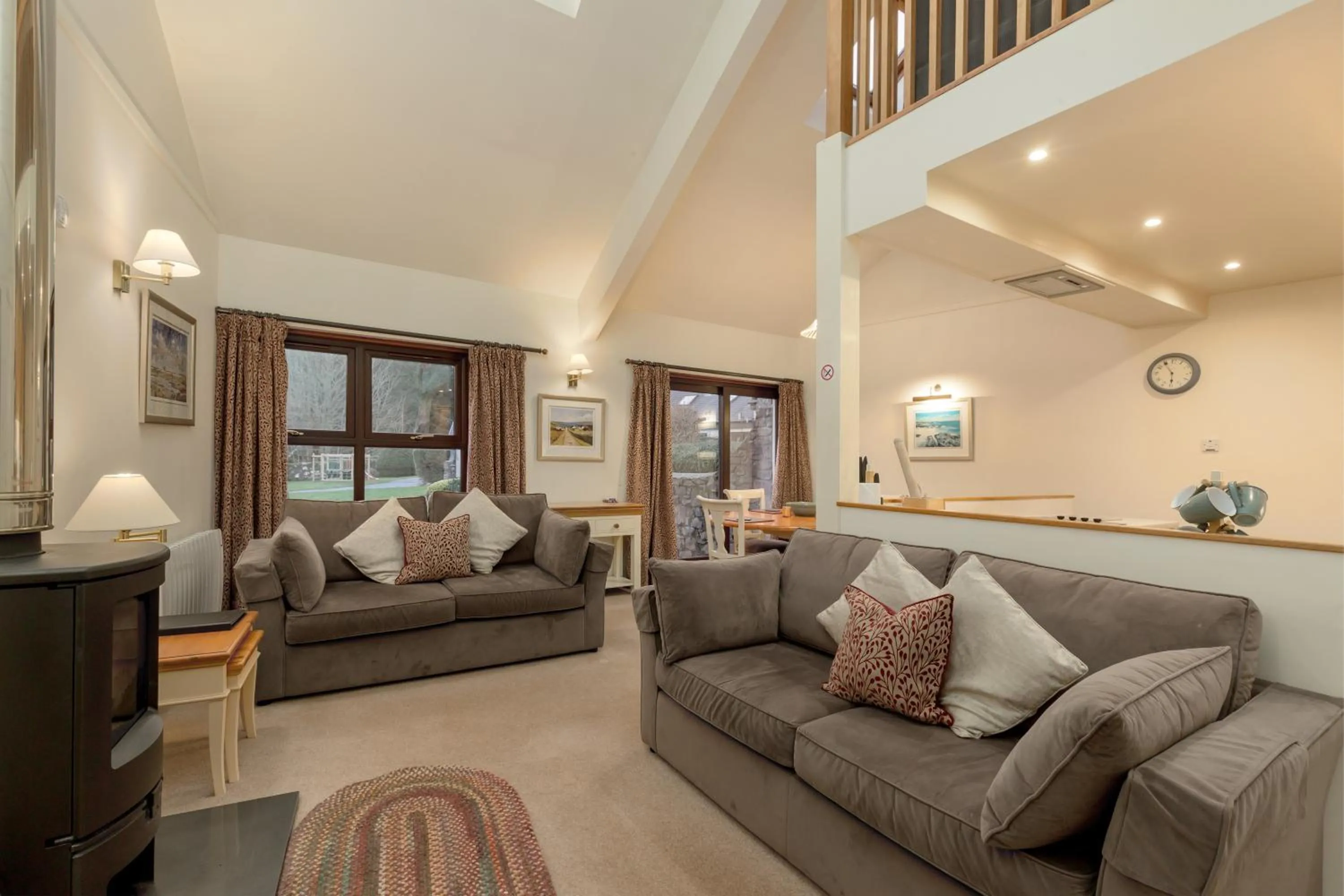 Living room in Melfort Village