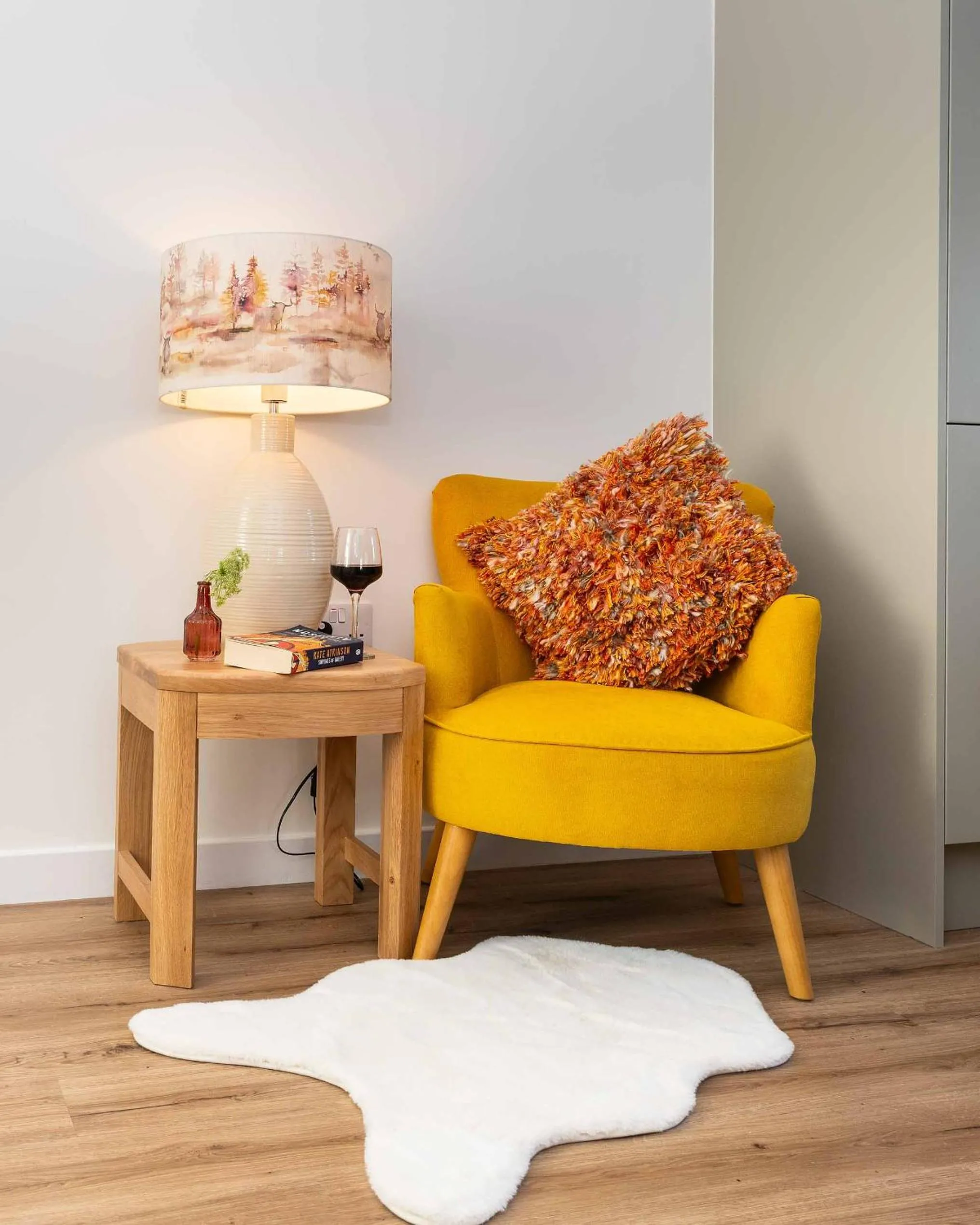 Seating area in Melfort Village