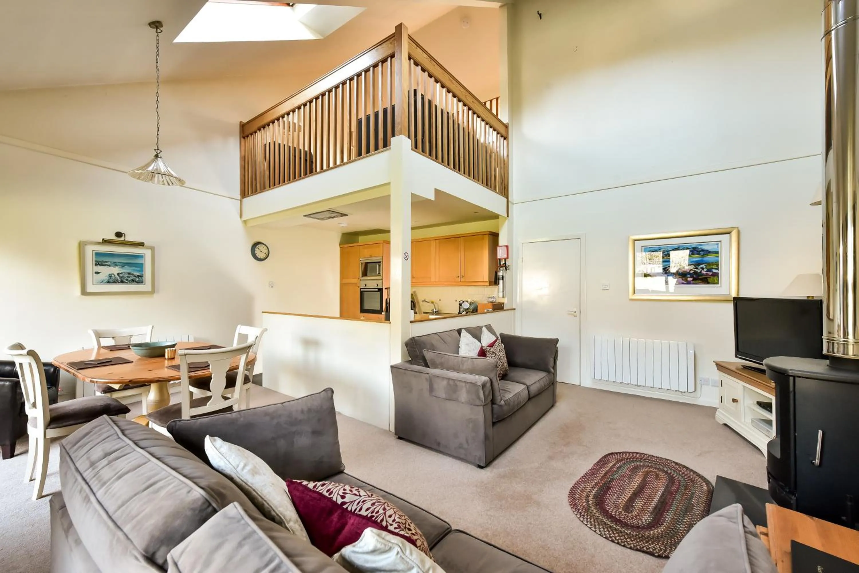 Living room in Melfort Village