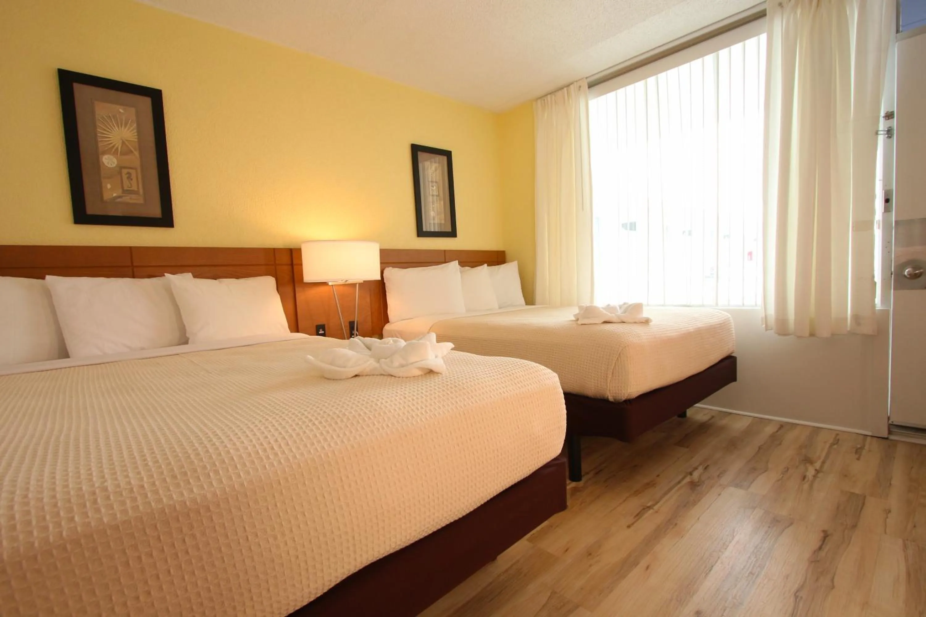 Bed in Crusader Oceanfront Resort