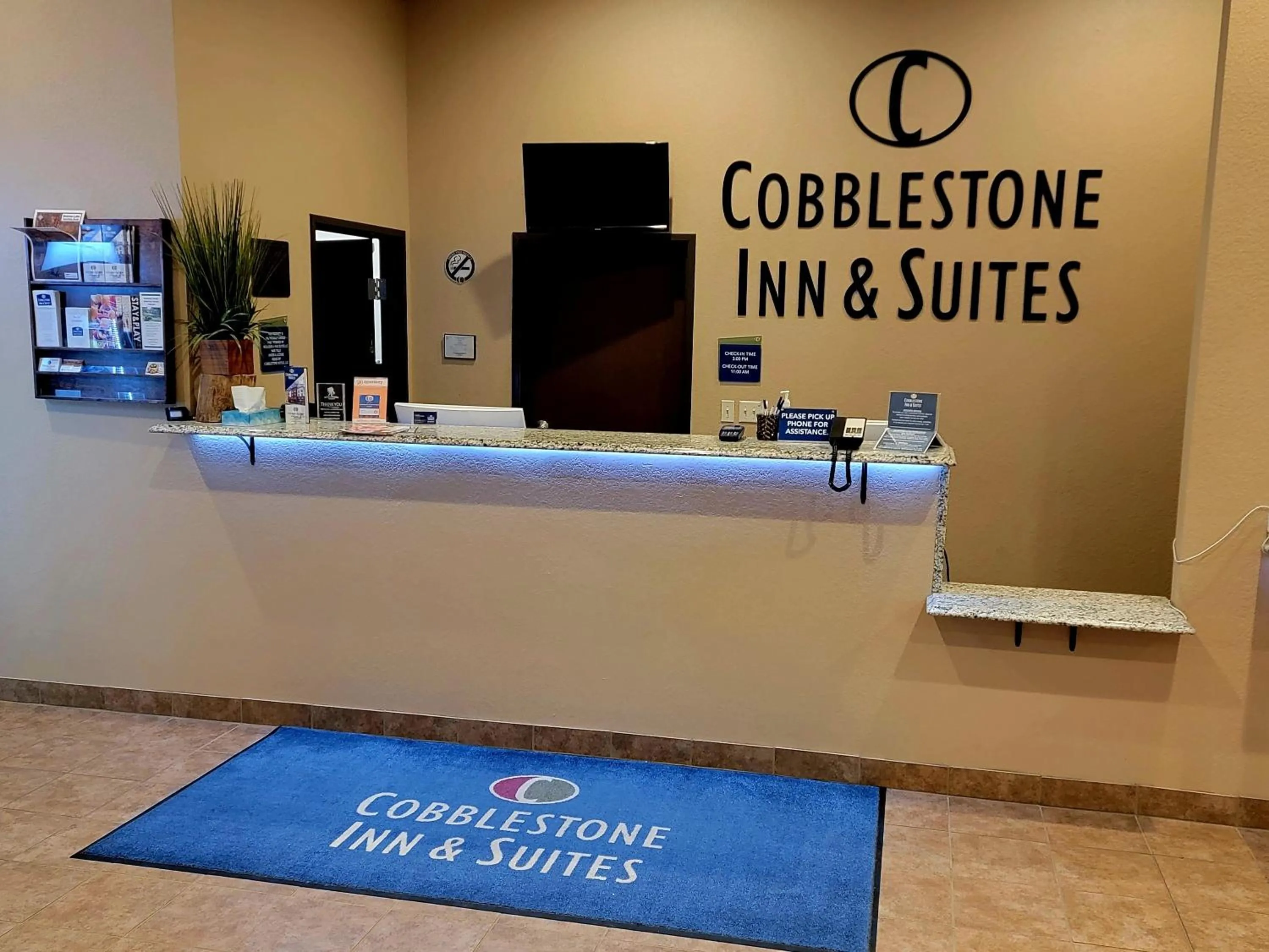 Lobby or reception in Cobblestone Inn & Suites Maryville