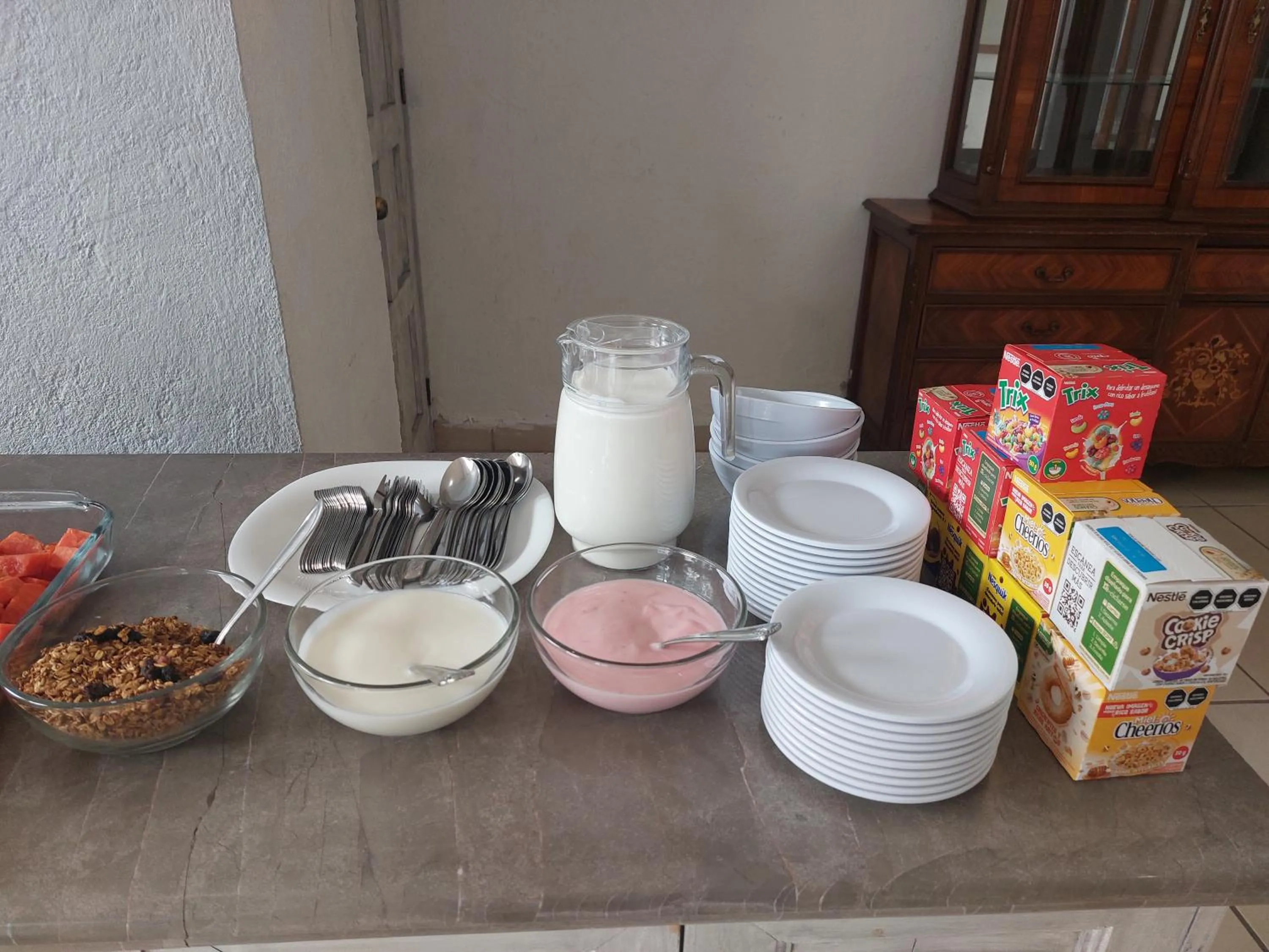Breakfast in La Conspiración Hotel