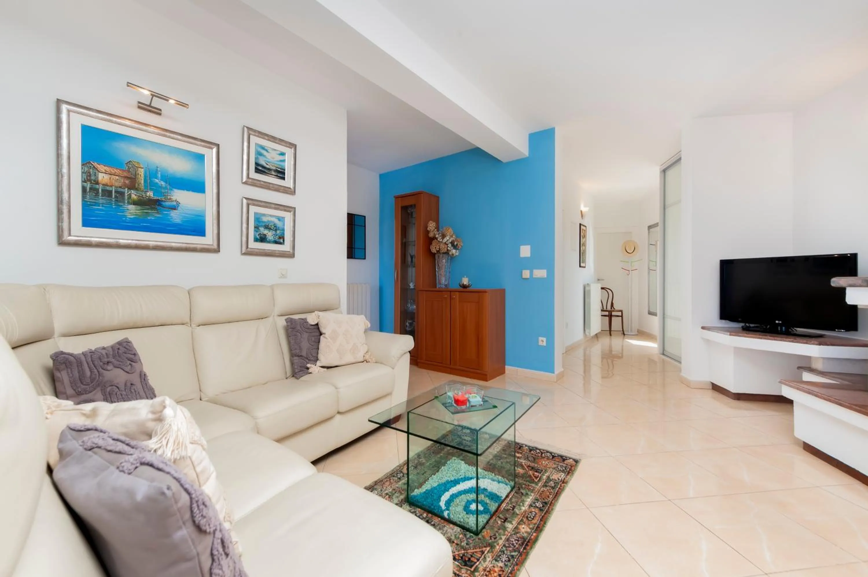 Living room in Villa Marea