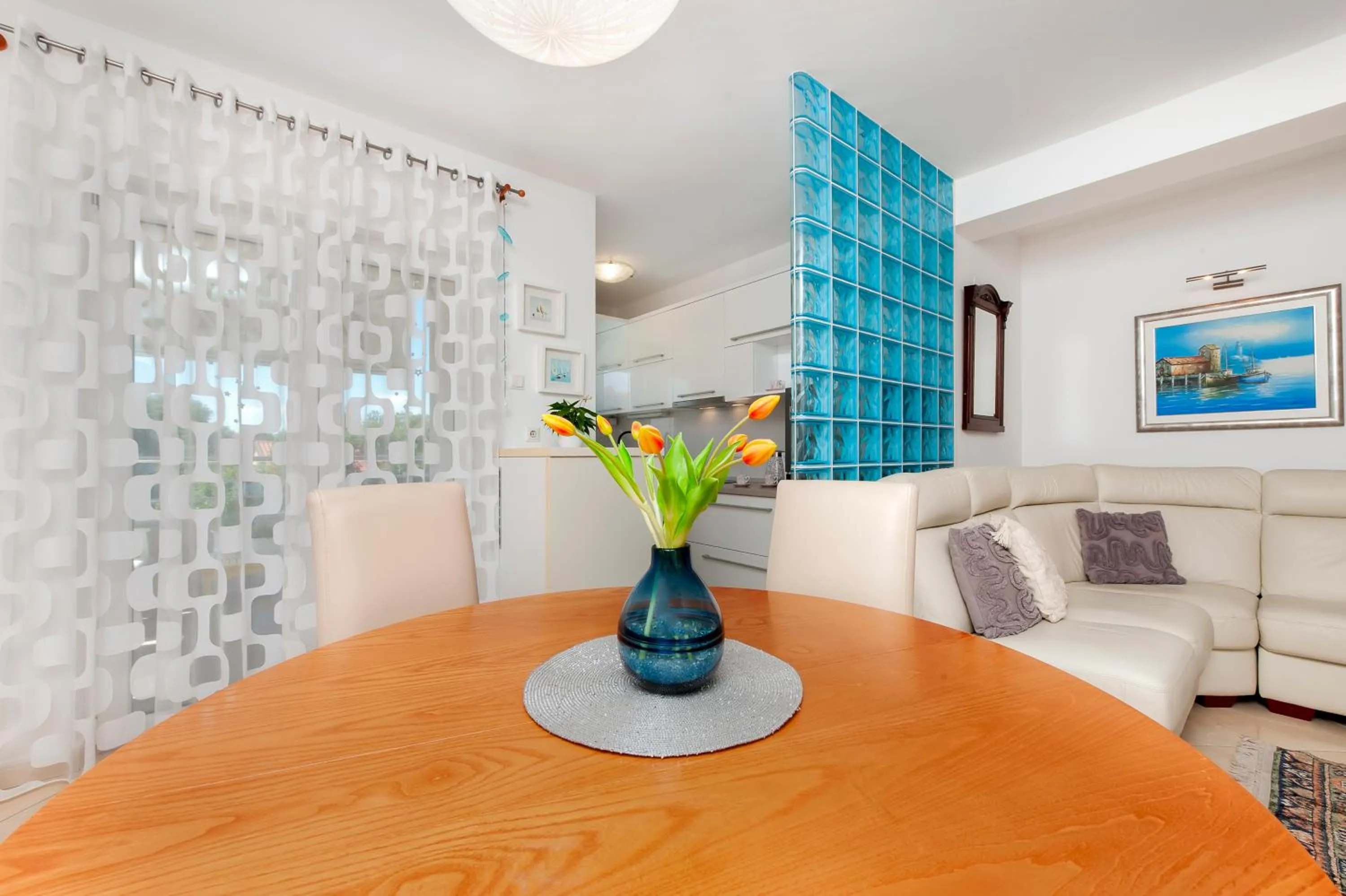 Seating area in Villa Marea