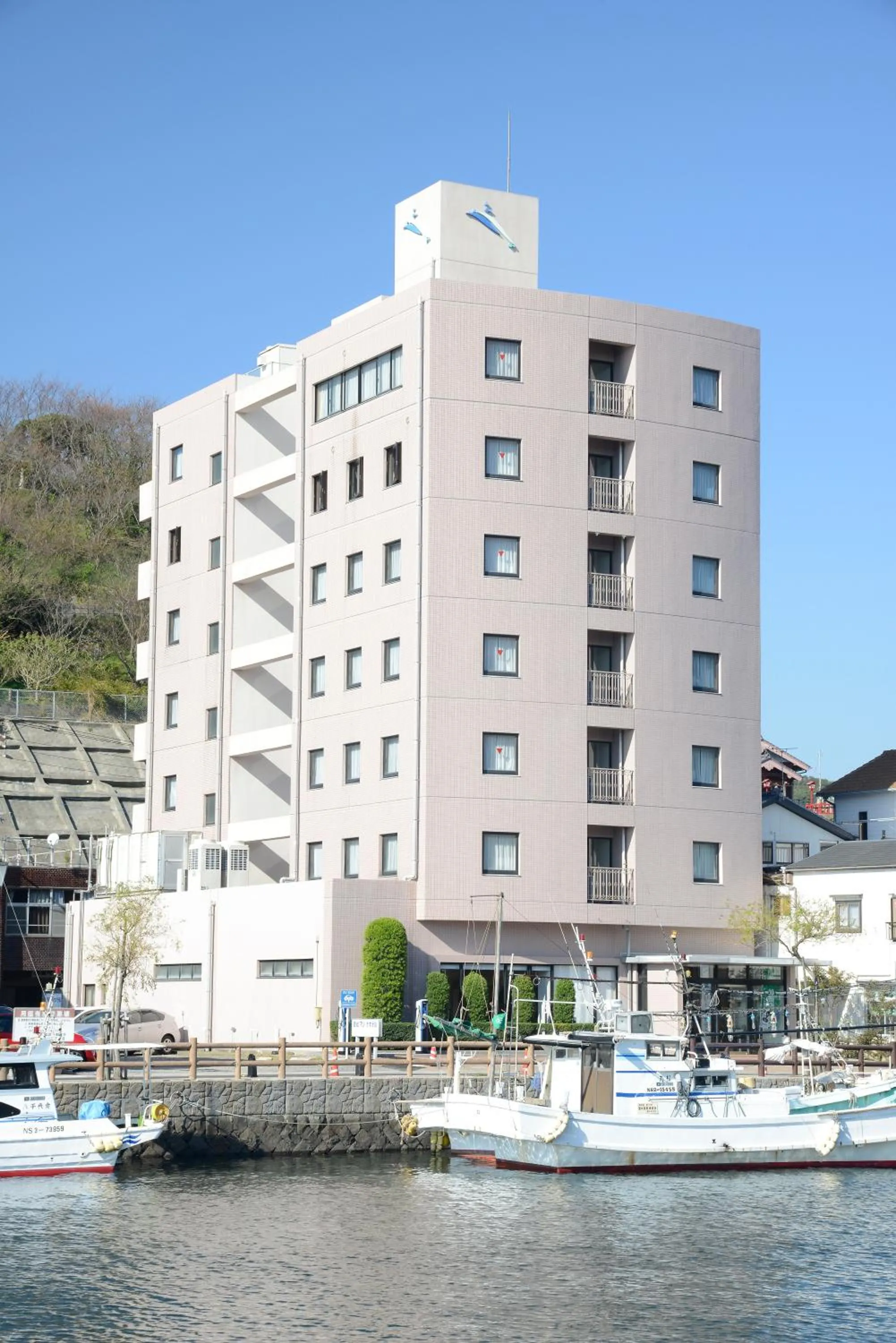 Facade/entrance in Iki Marina Hotel