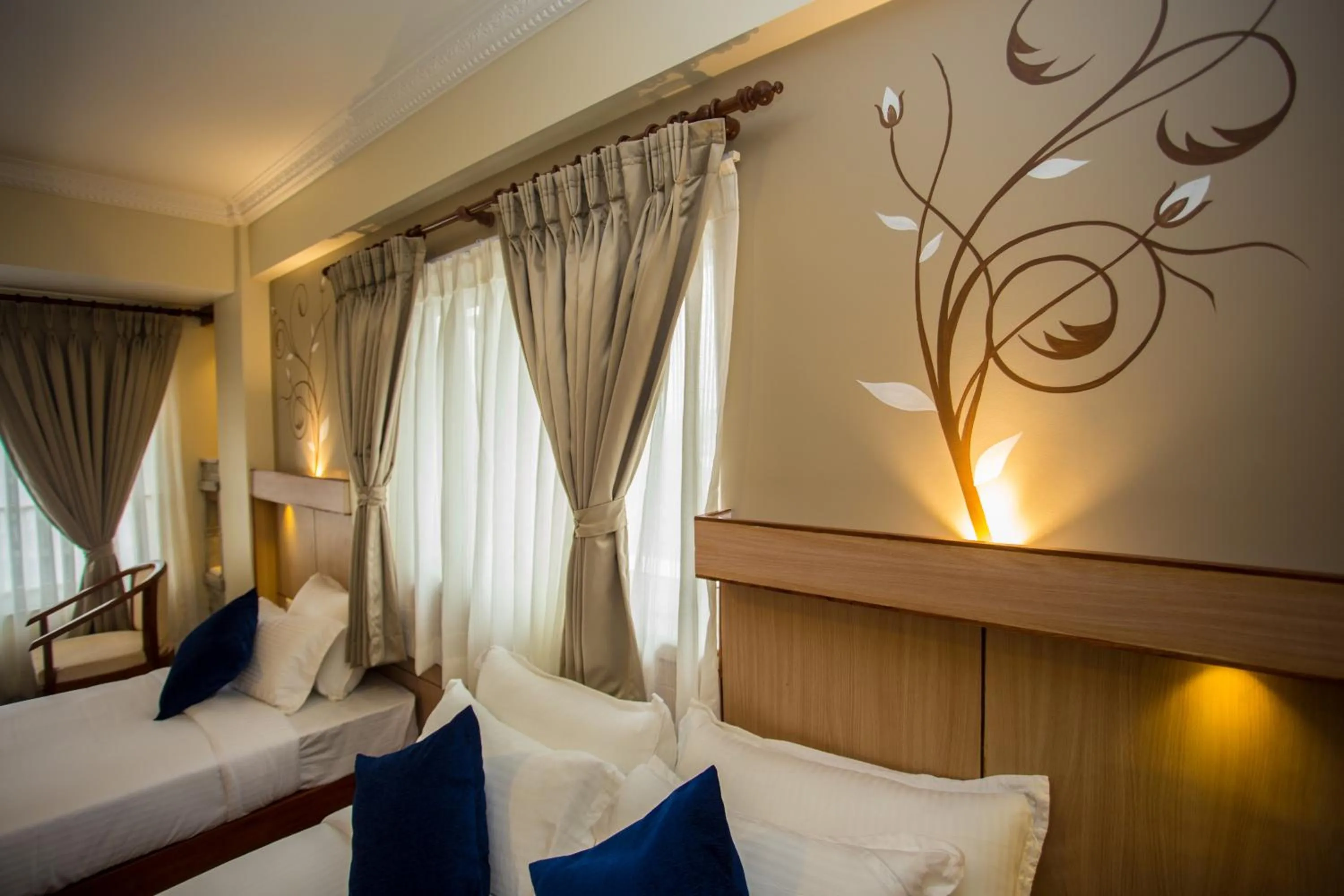 Bedroom, Bed in Hotel White Pearl