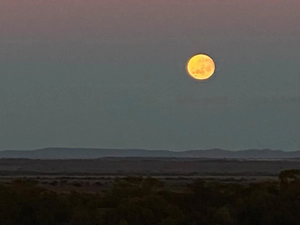 Natural landscape in White Cliffs Underground Motel