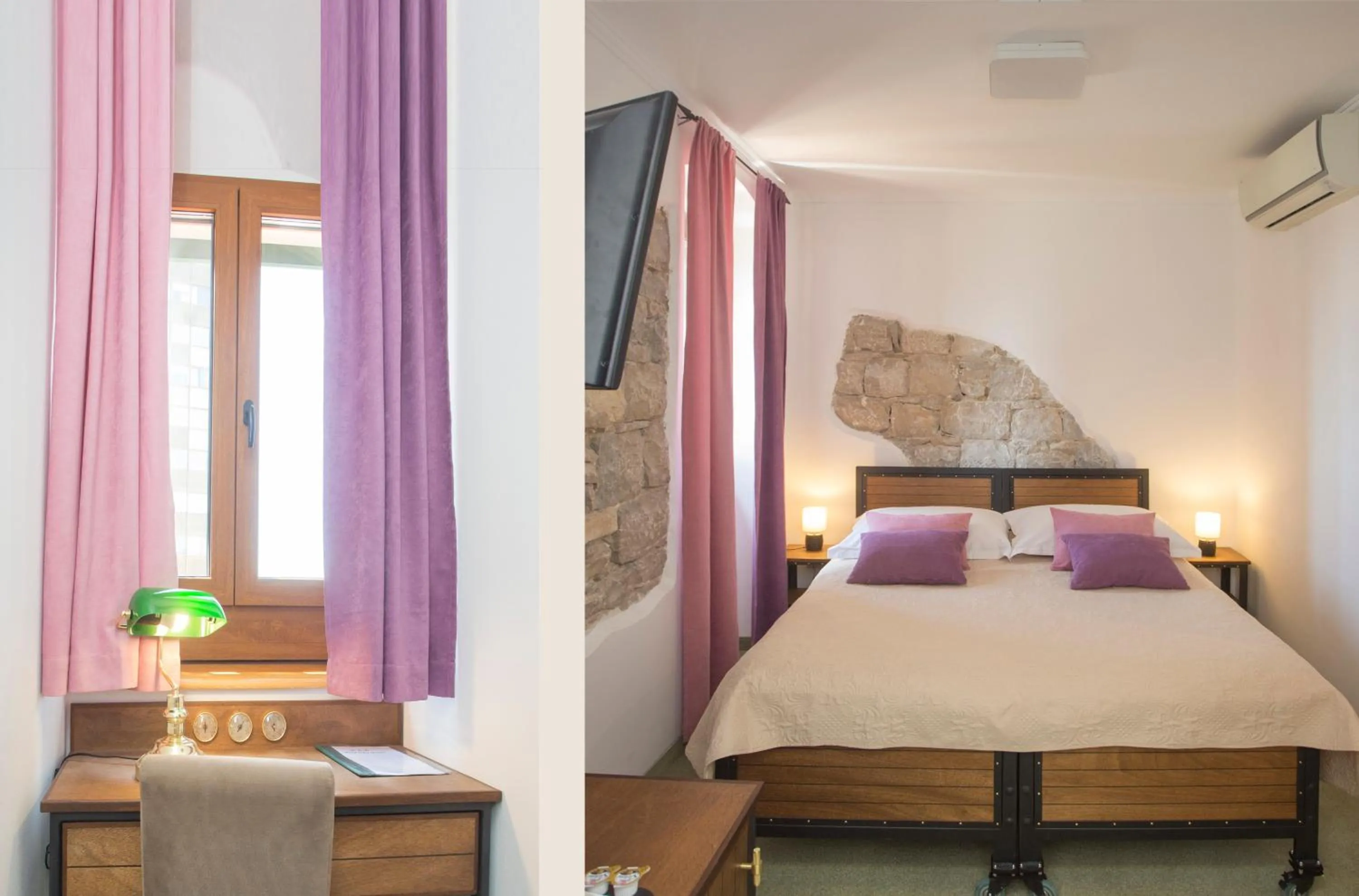 Bed in Hotel Villa Diana