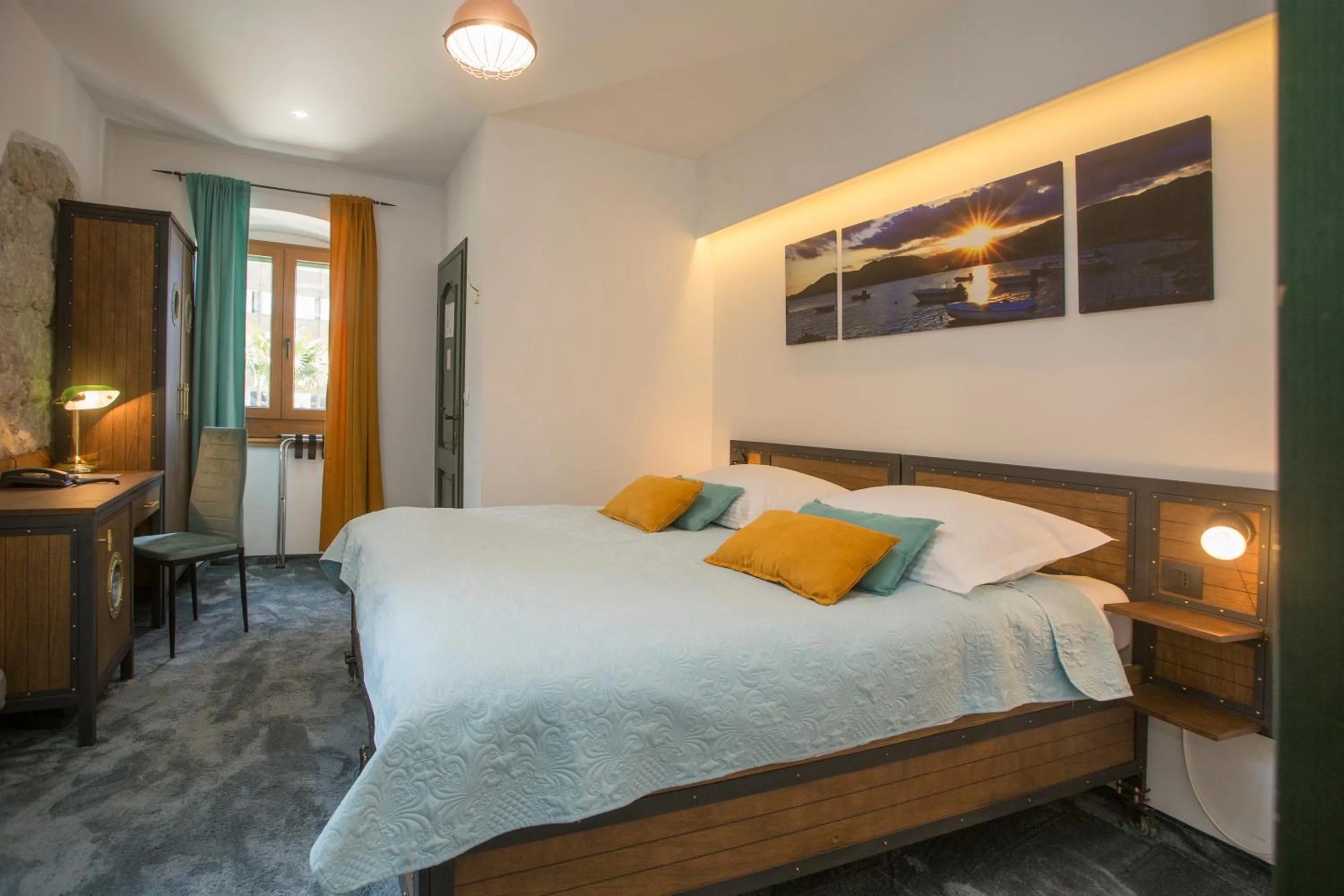 Bed in Hotel Villa Diana