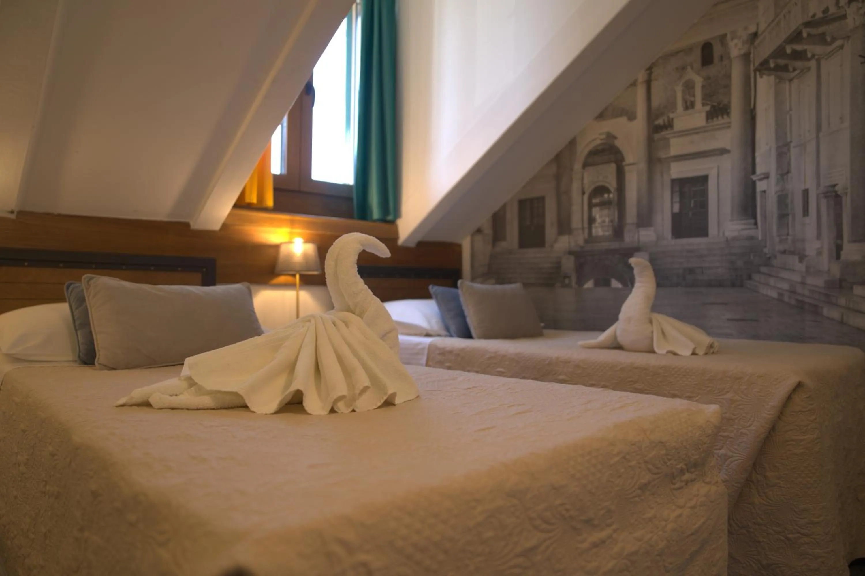 Bed in Hotel Villa Diana