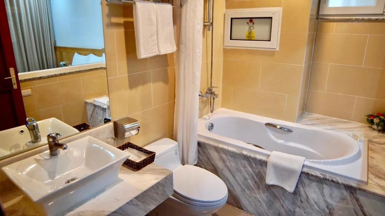 Shower in Blue Hanoi Hotel