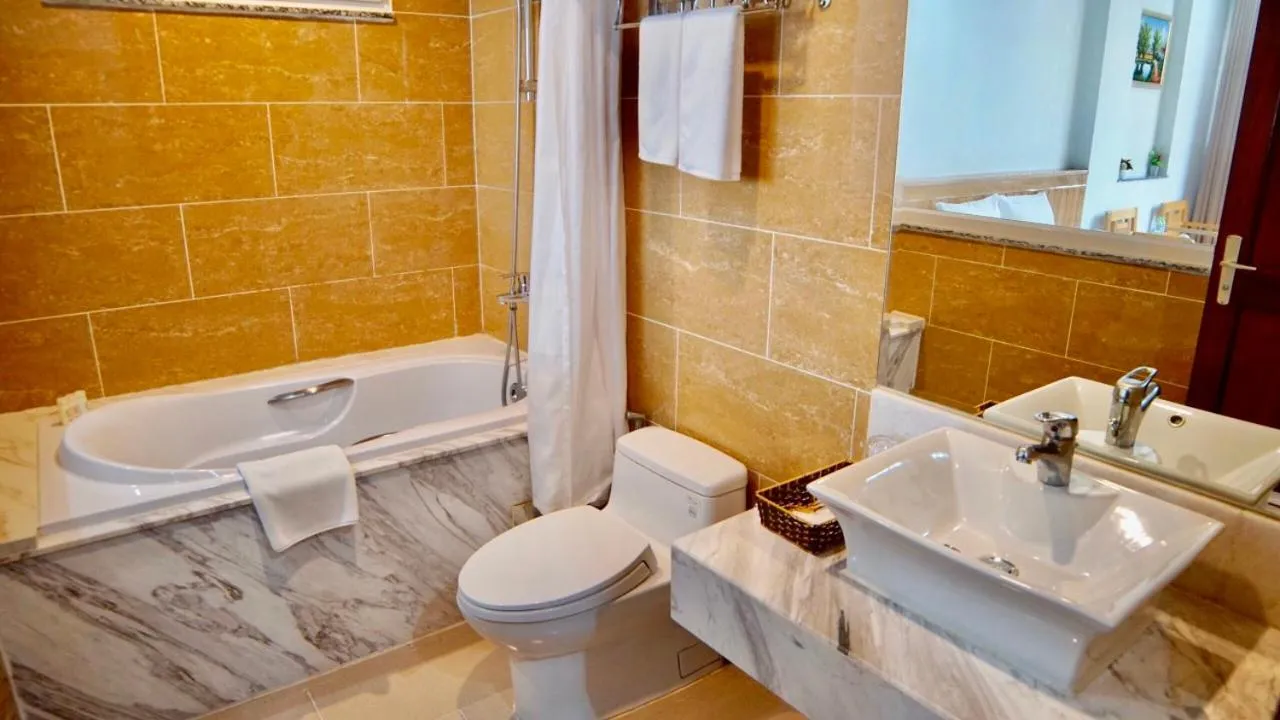 Shower in Blue Hanoi Hotel