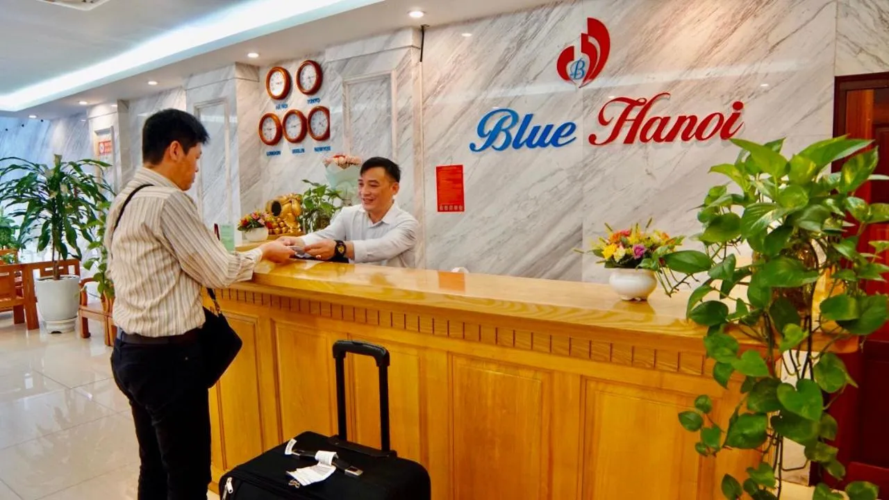 Staff in Blue Hanoi Hotel