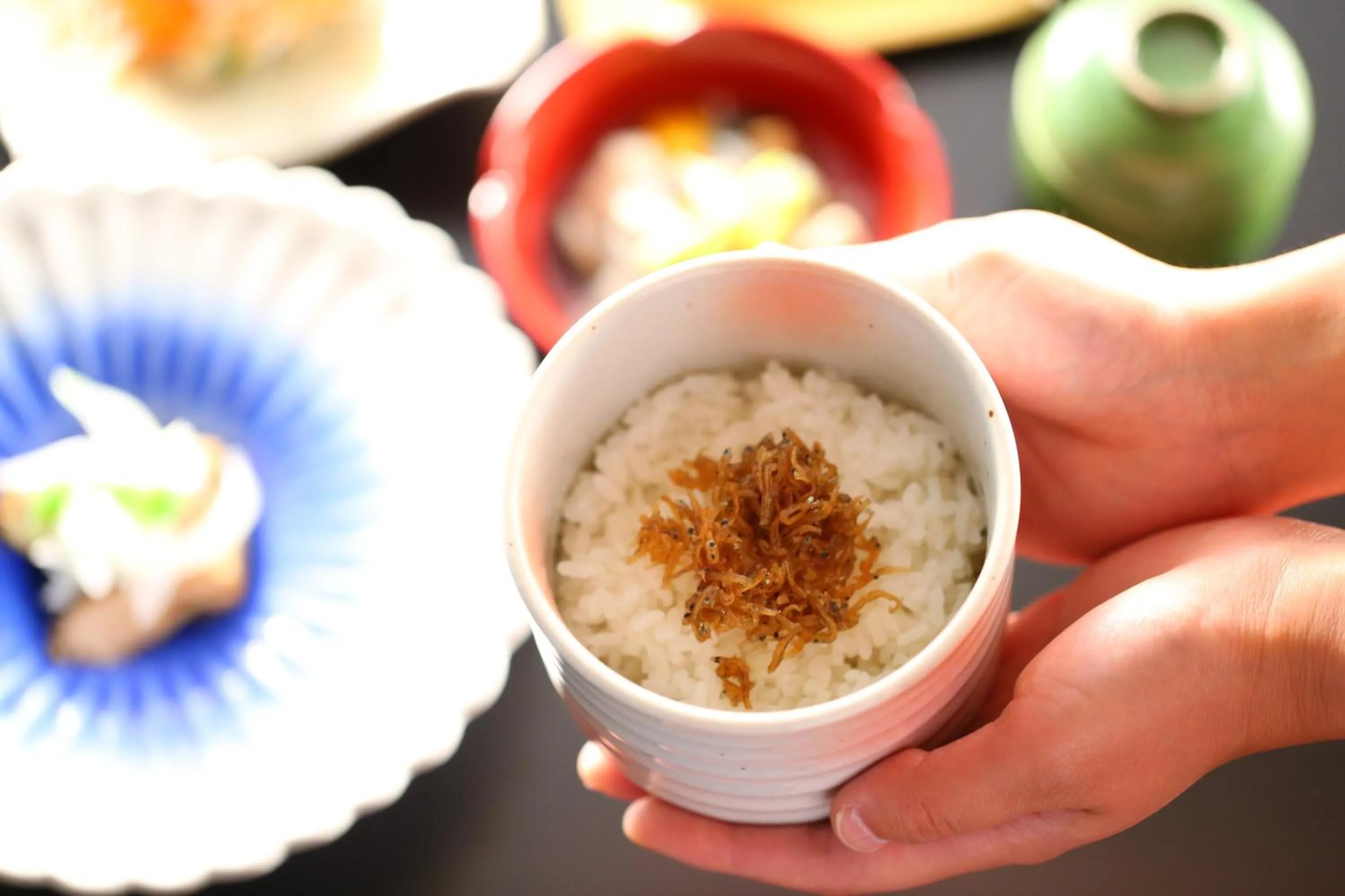 Food close-up in Nukumorino-yado Komanoyu