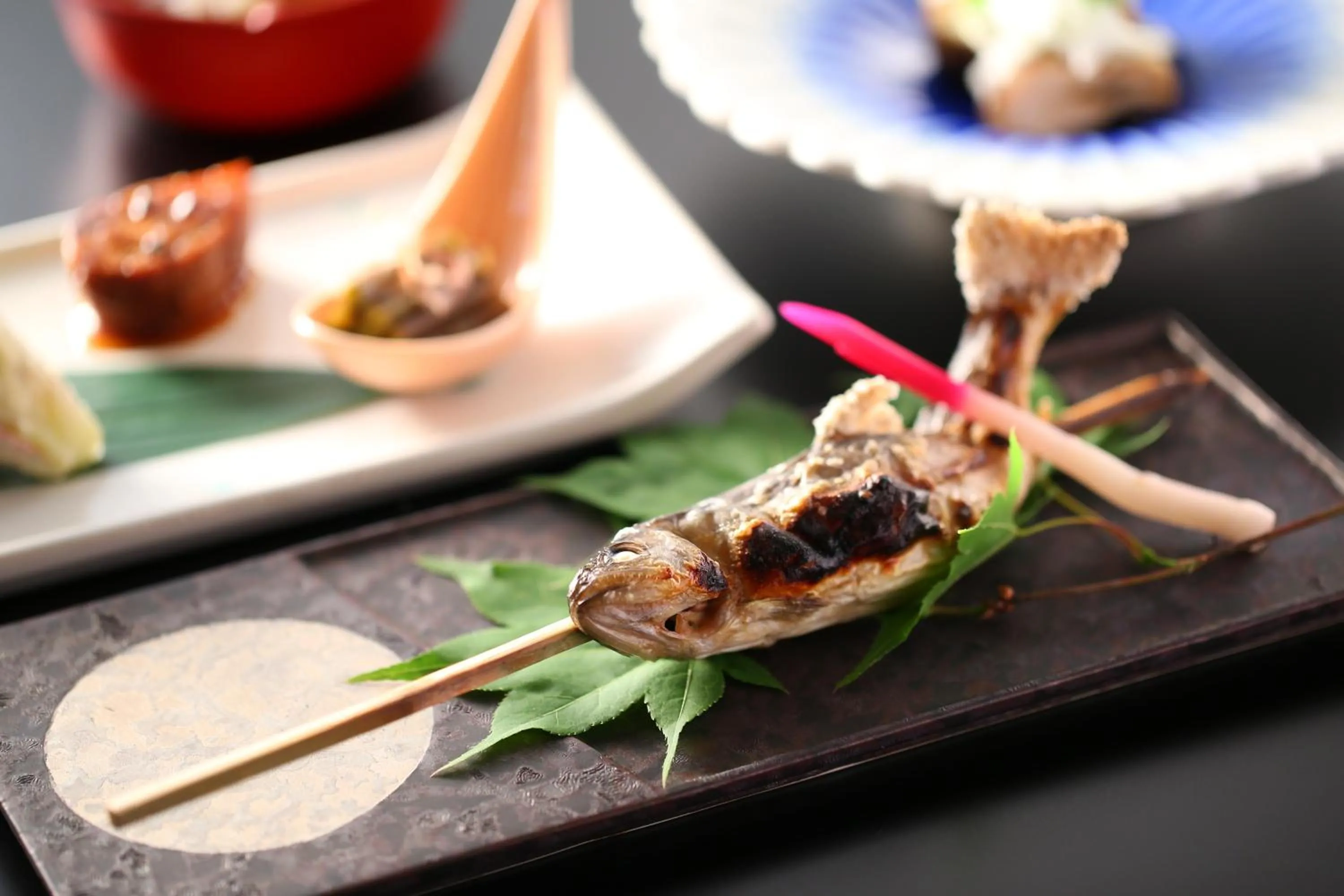 Food close-up in Nukumorino-yado Komanoyu