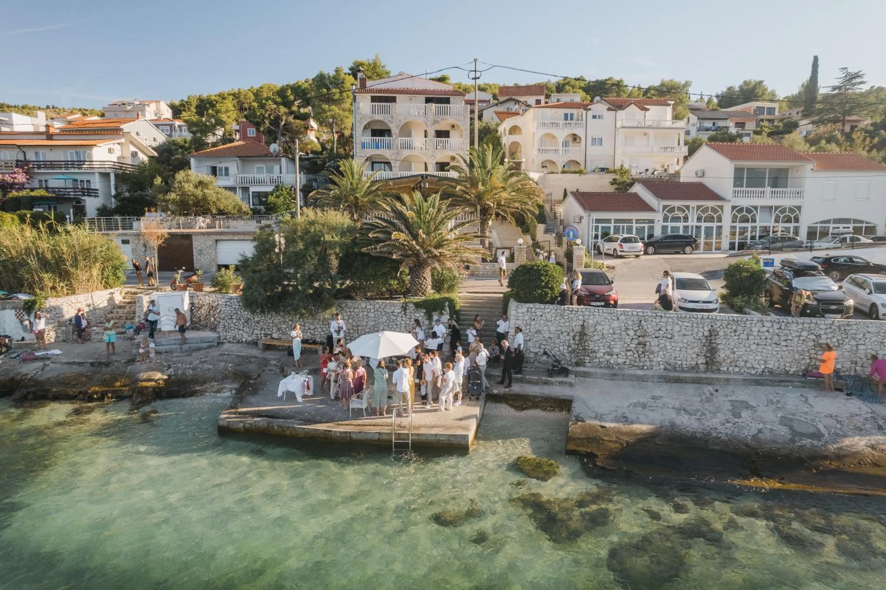 Property building in Hotel Vila Tina