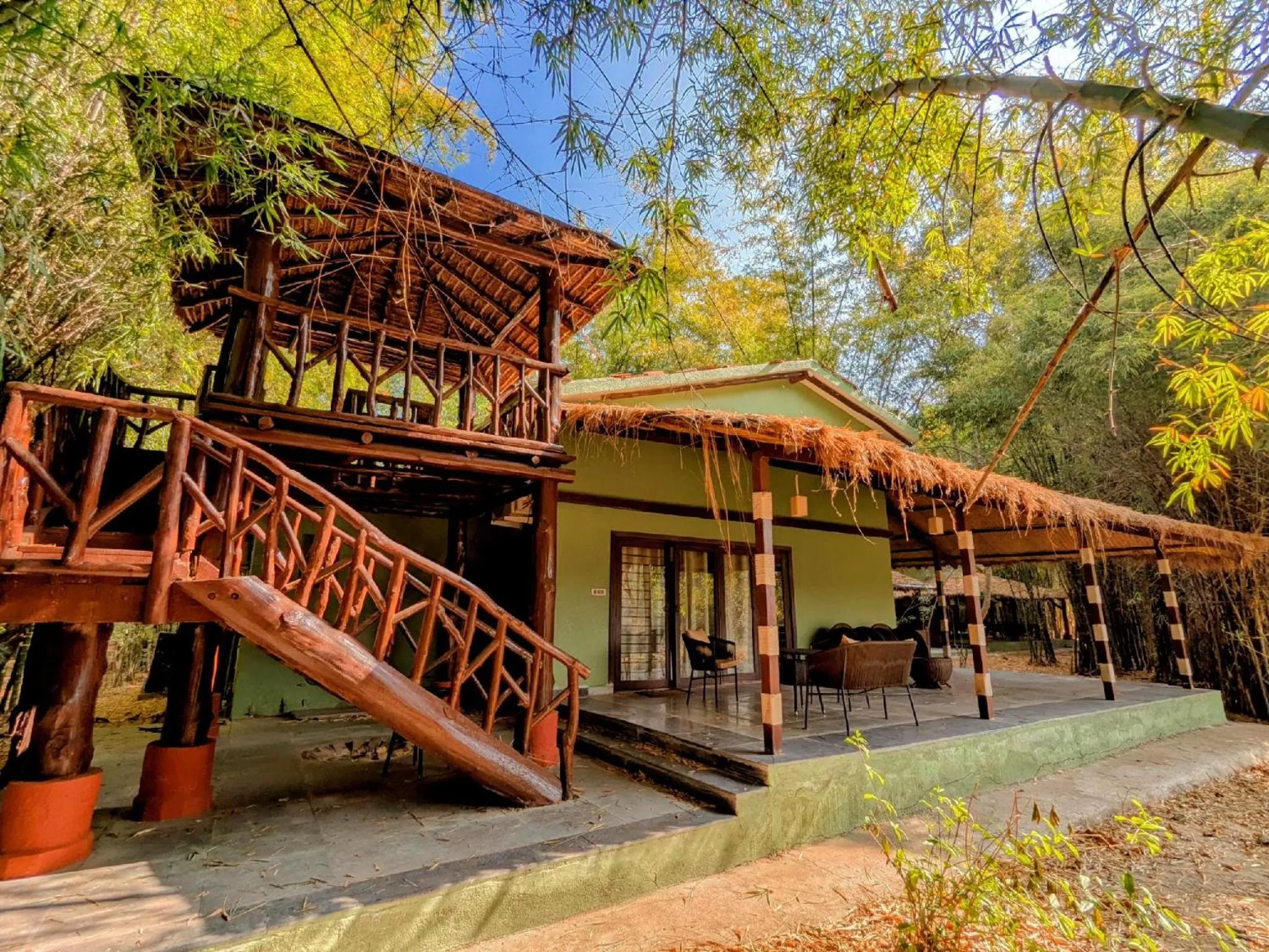 Bedroom in Syna Tiger Resort Bandhavgarh