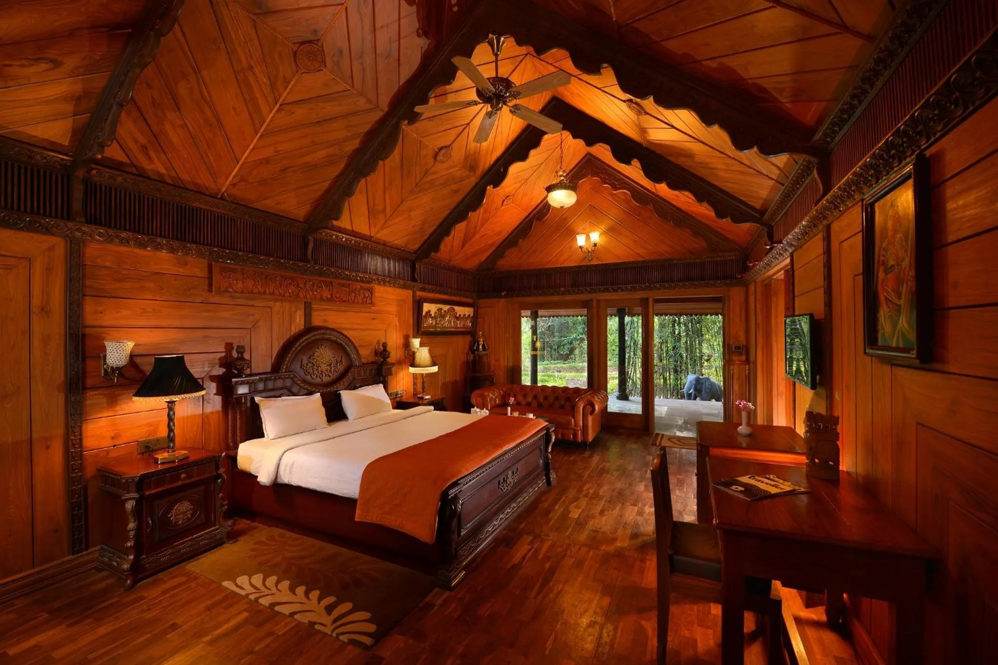 Photo of the whole room, Bed in Syna Tiger Resort Bandhavgarh