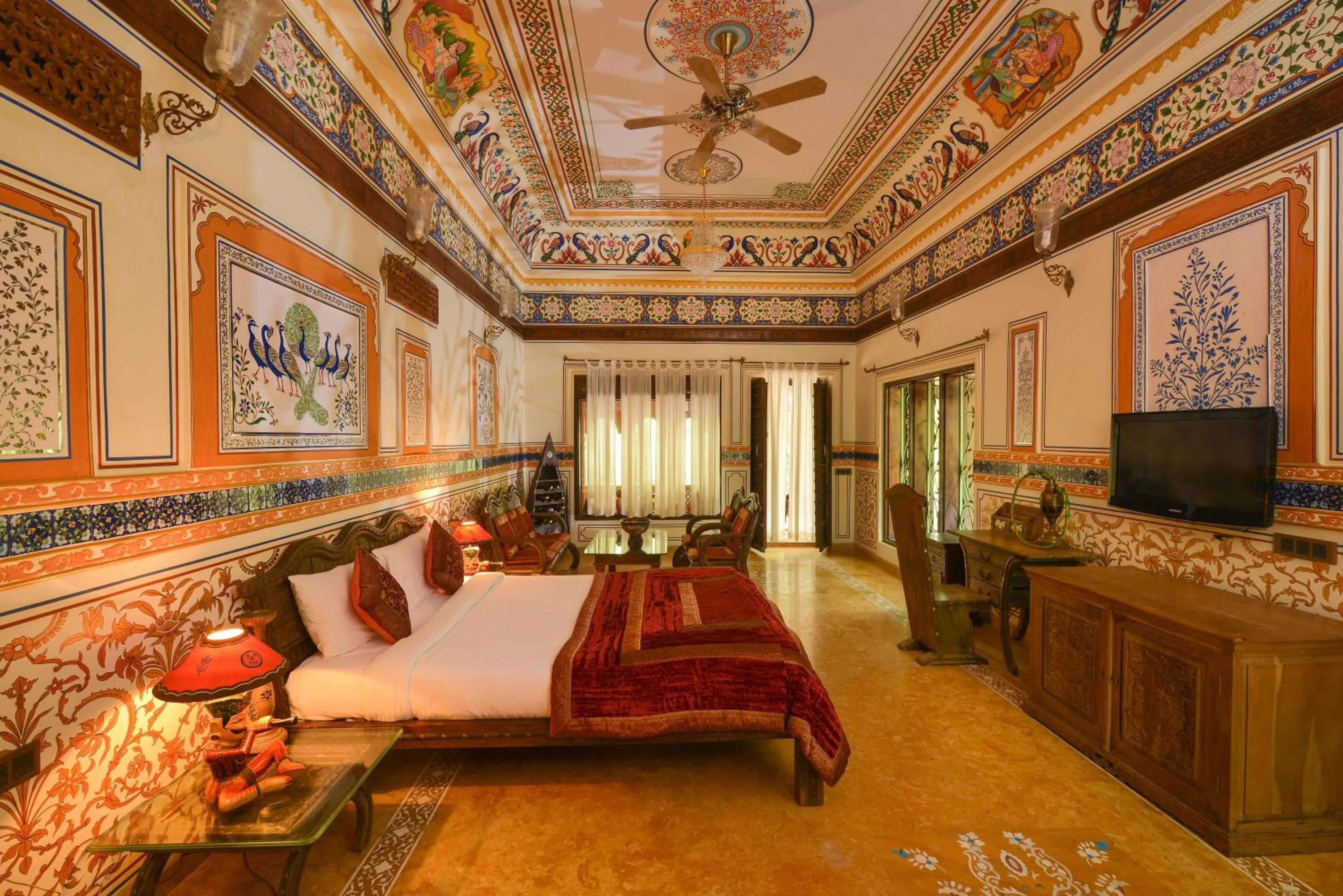 Bedroom, Bed in Syna Tiger Resort Bandhavgarh