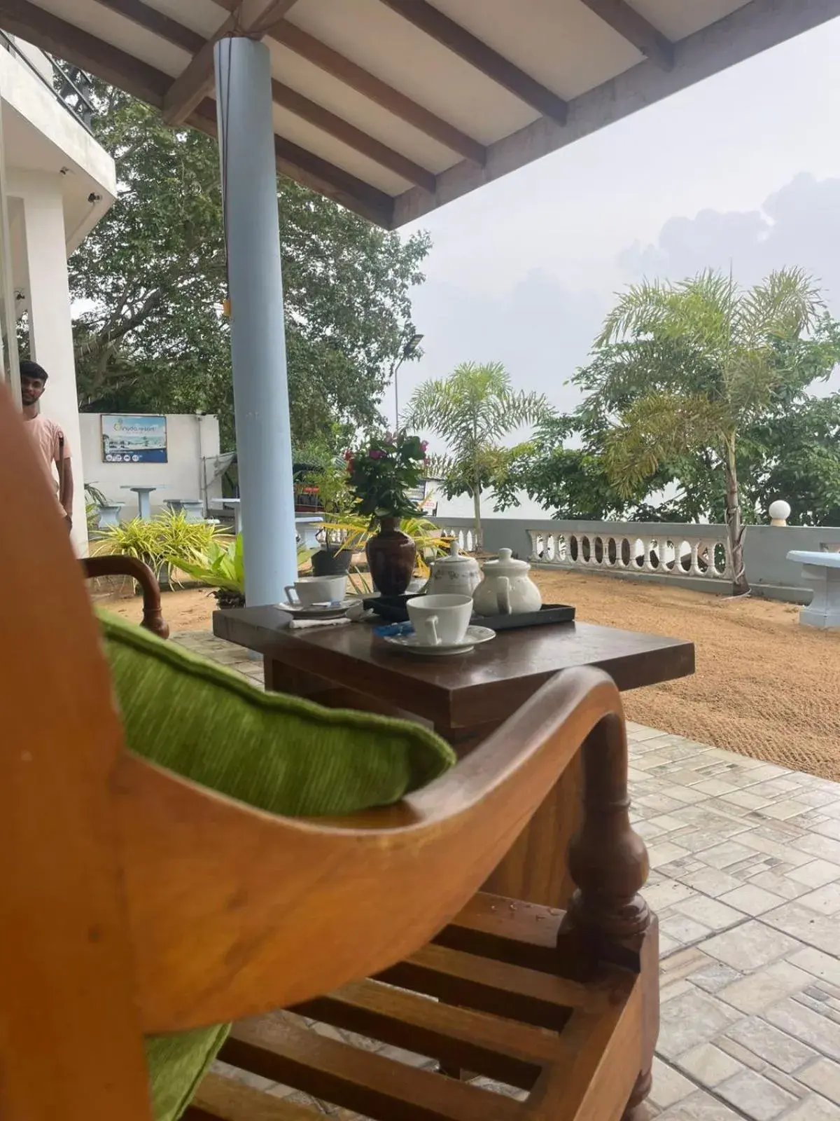 Garden view in Dinuda Resort Garden view in Dinuda Resort