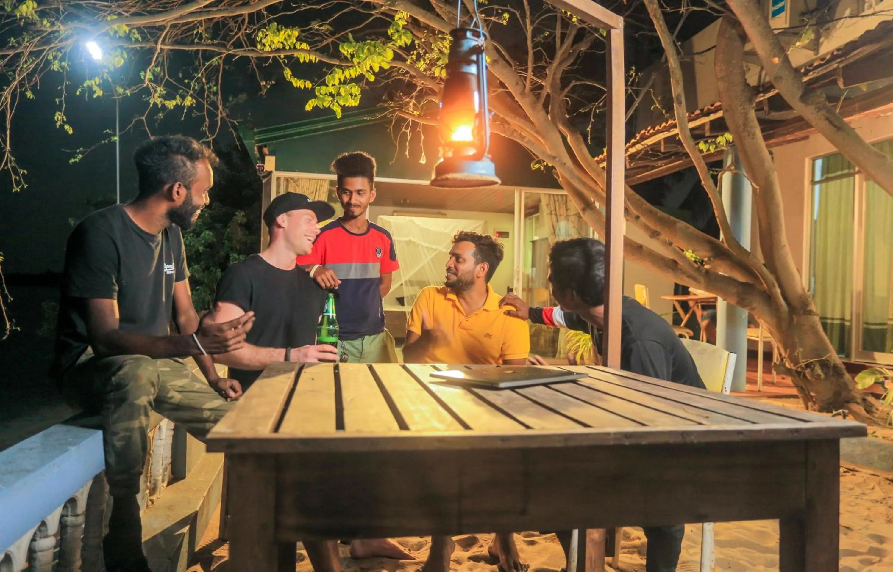 Property building in Dinuda Lagoon Hotel