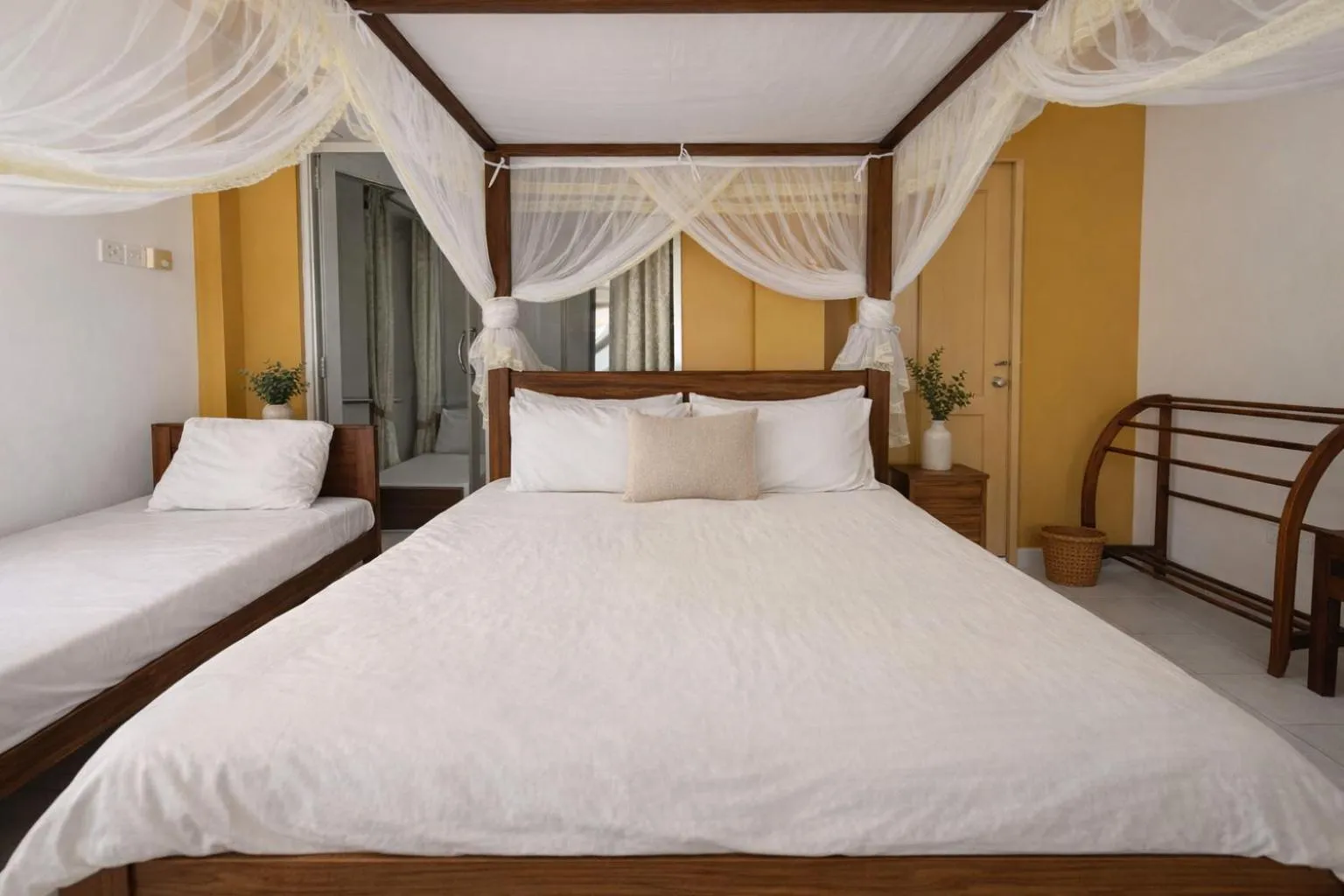 Bedroom, Bed in Dinuda Lagoon Hotel