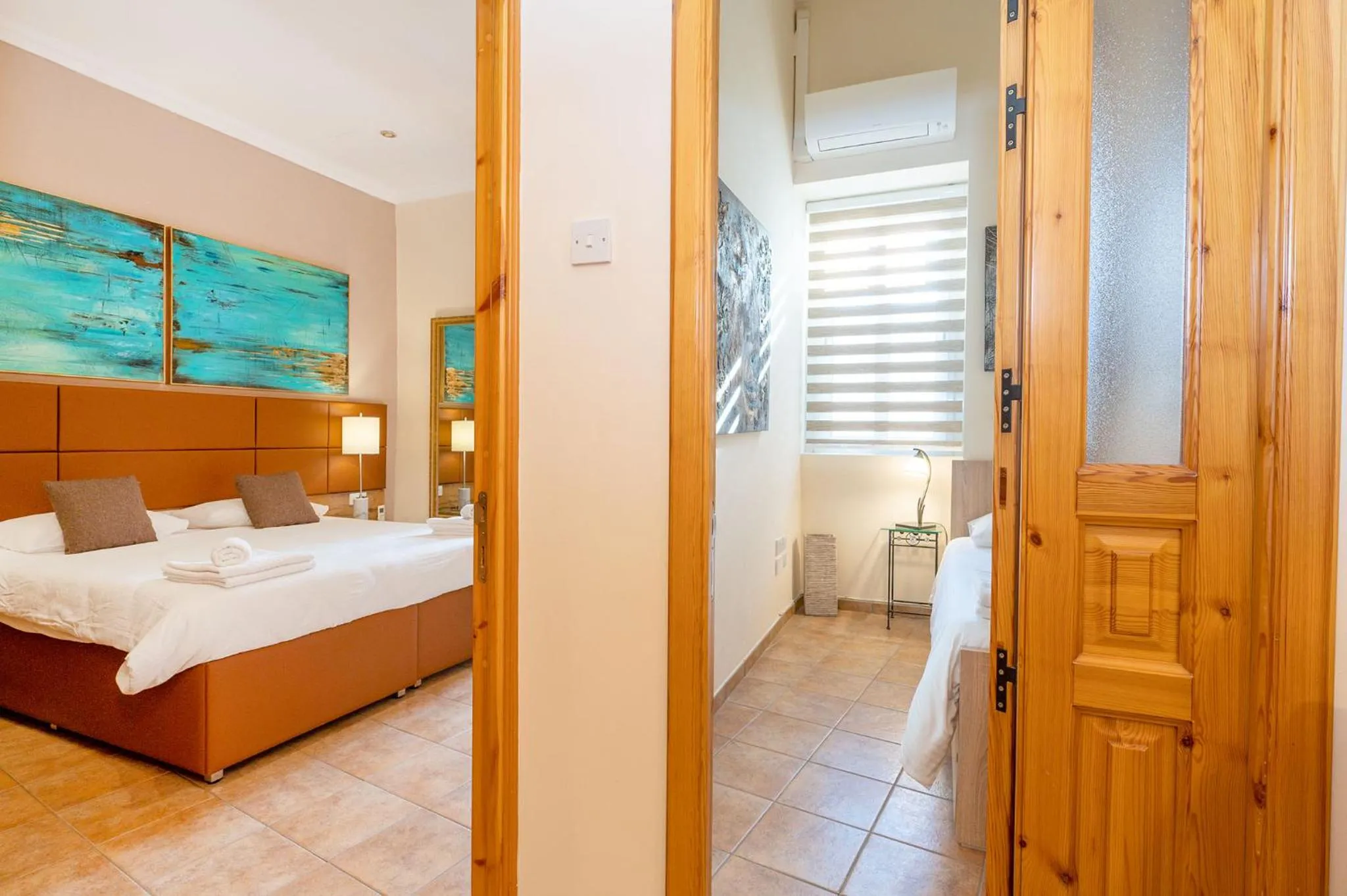 Bed in Valletta Apartments 19