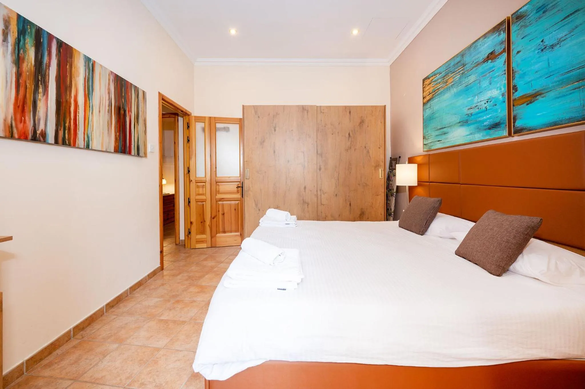 Bed in Valletta Apartments 19
