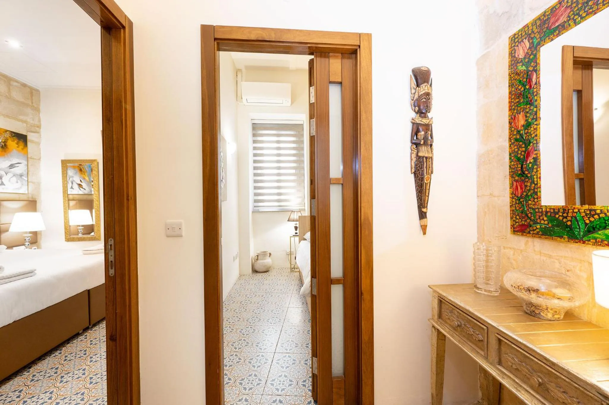 Bed in Valletta Apartments 19