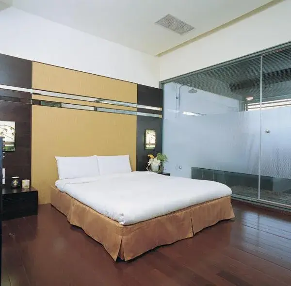 Bed in WULAI SungLyu Spring Resort