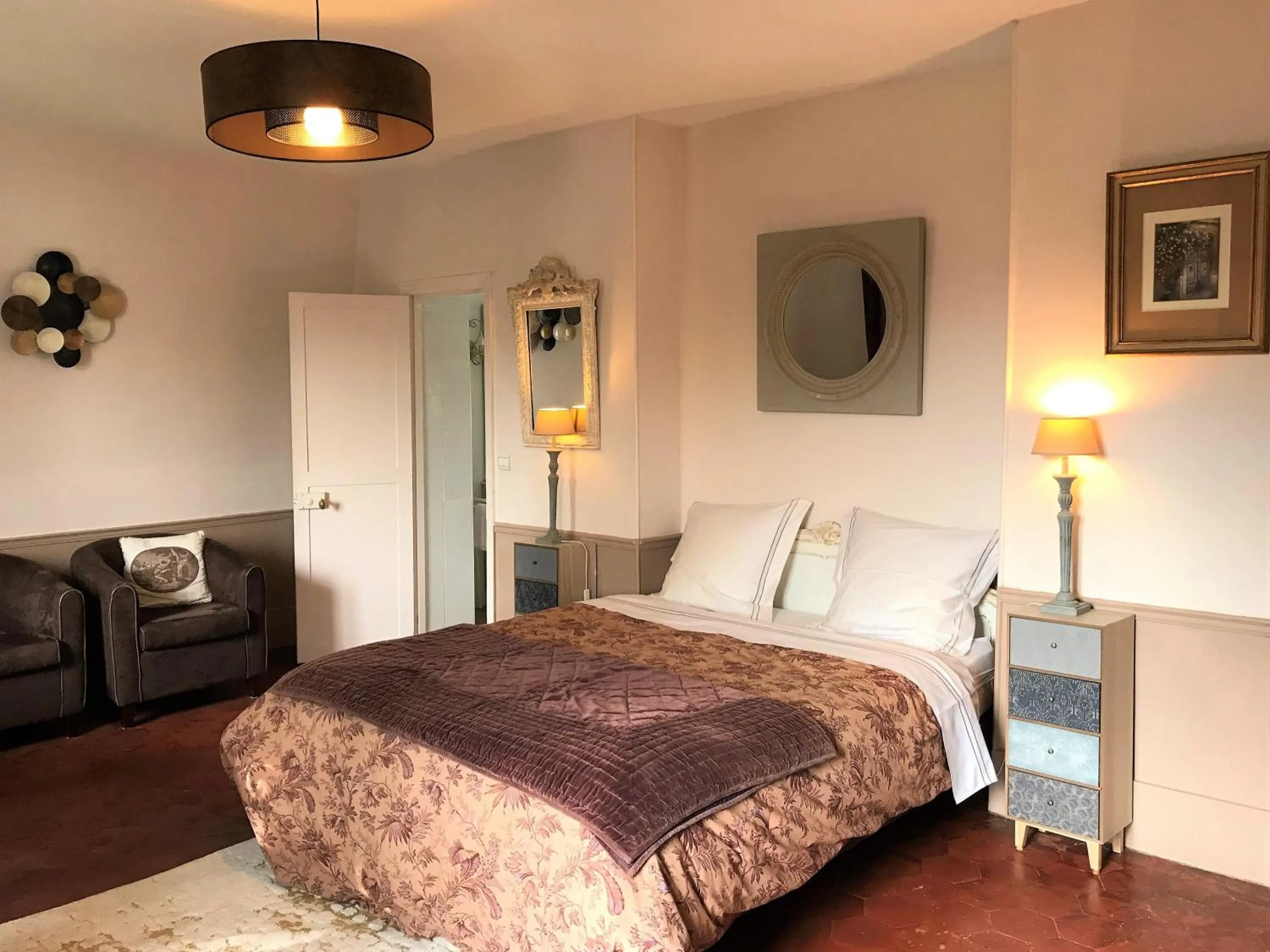 Bedroom, Bed in Le Clos des Princes