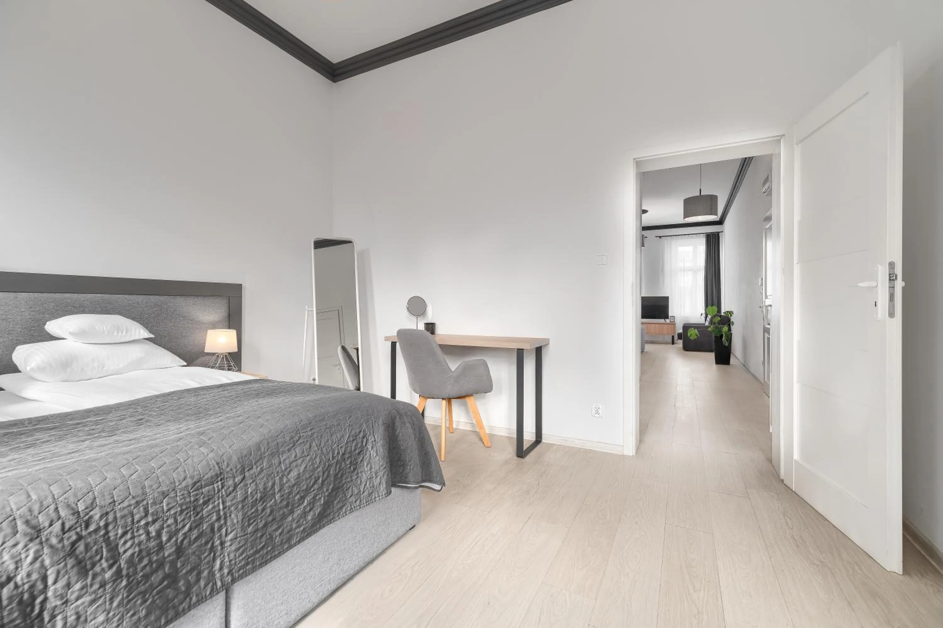 Bed in Aparthotel Platinum