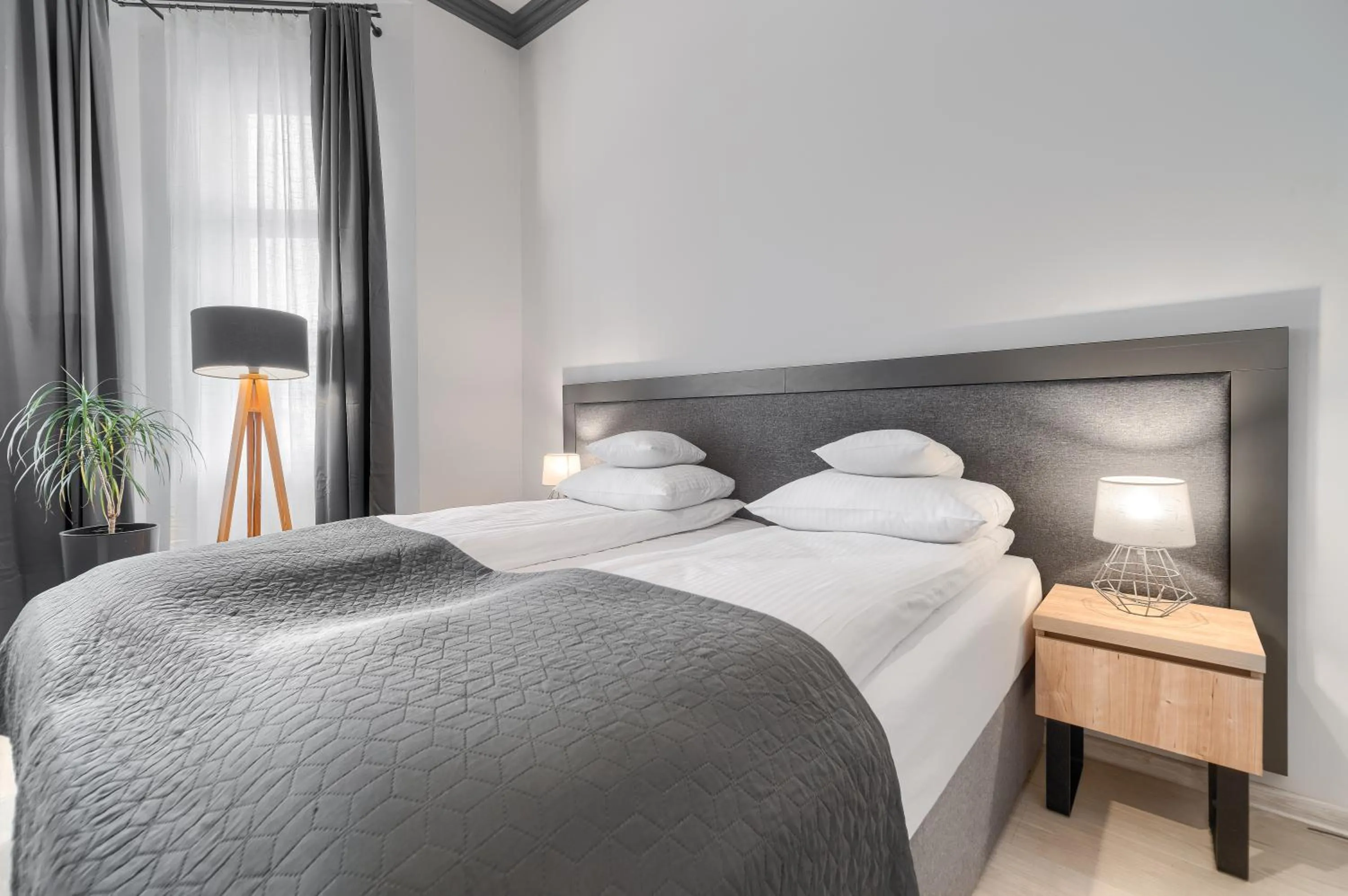 Bed in Aparthotel Platinum