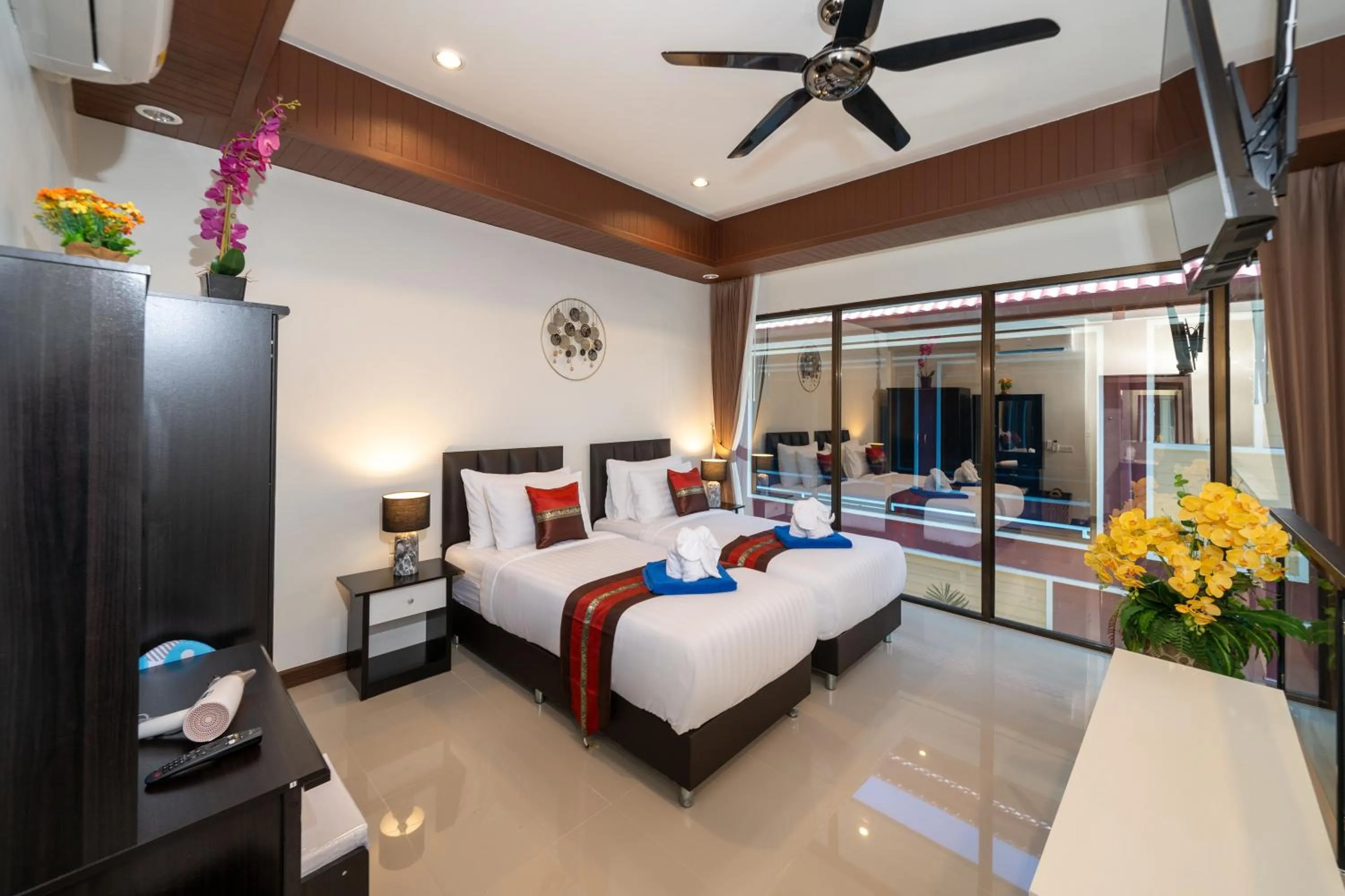 Bed in Boutique Resort Private Pool Villa - SHA Extra Plus