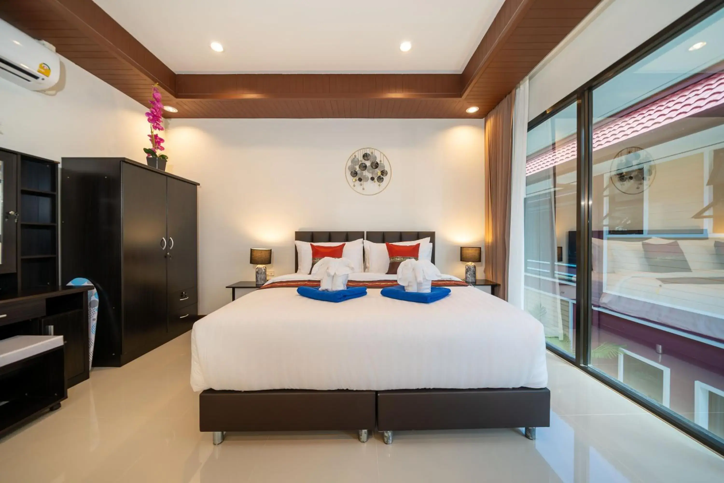 Bed in Boutique Resort Private Pool Villa - SHA Extra Plus Bed in Boutique Resort Private Pool Villa - SHA Extra Plus
