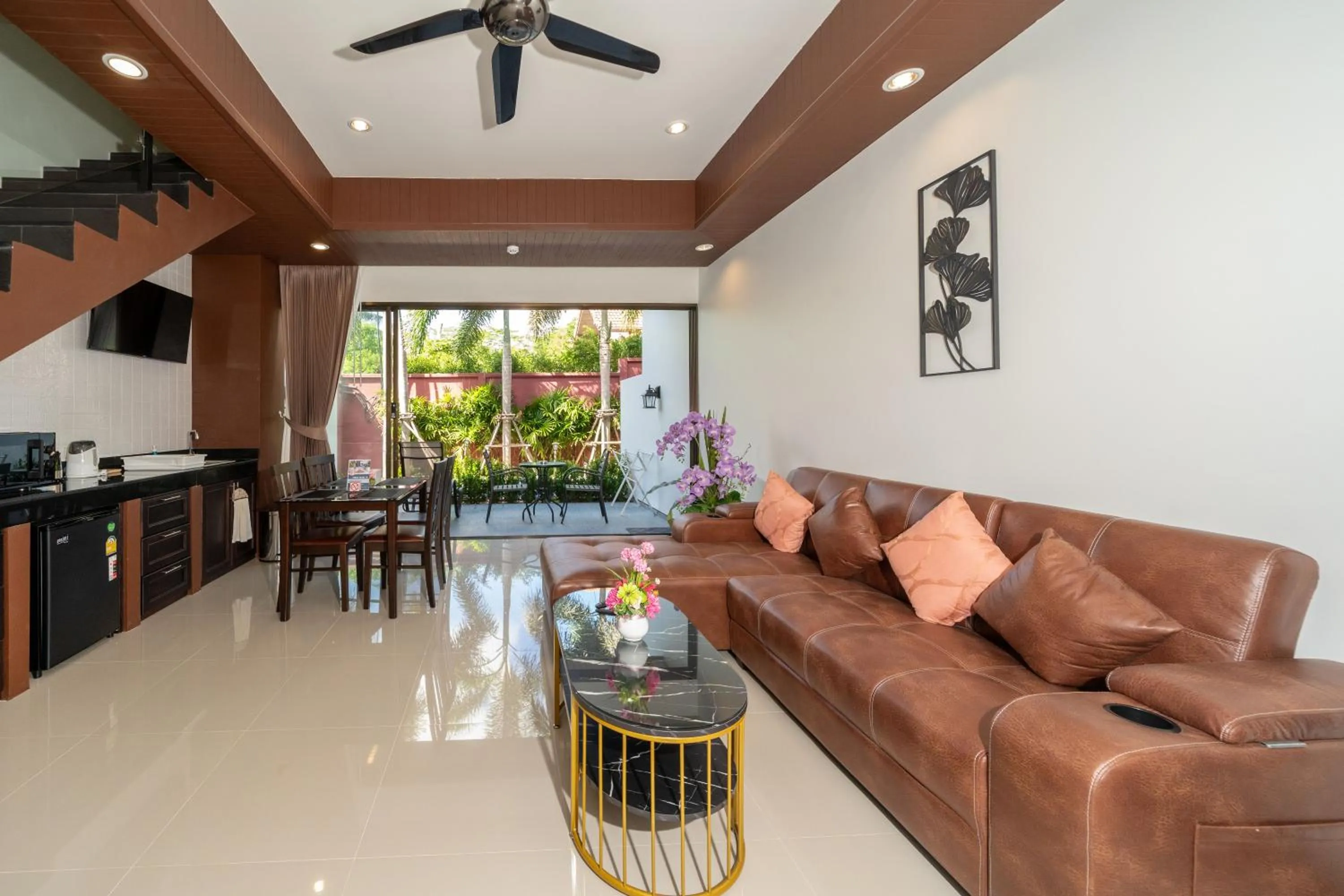 Living room in Boutique Resort Private Pool Villa - SHA Extra Plus