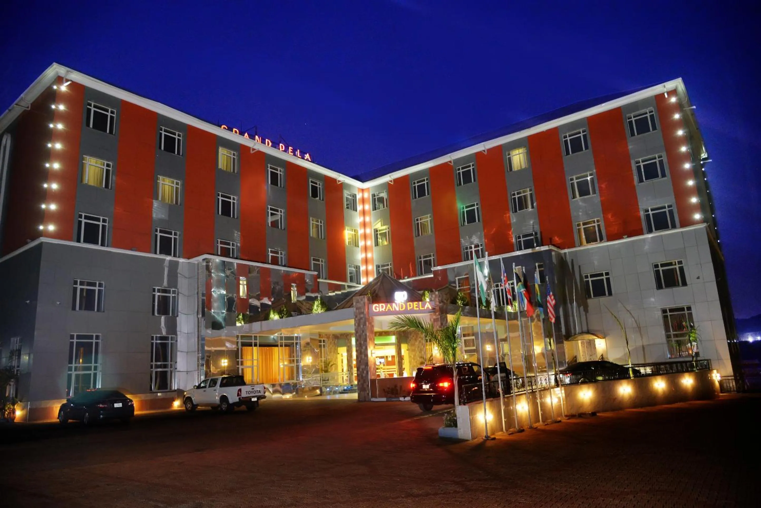 Facade/entrance in Grand Pela Hotel & Suites